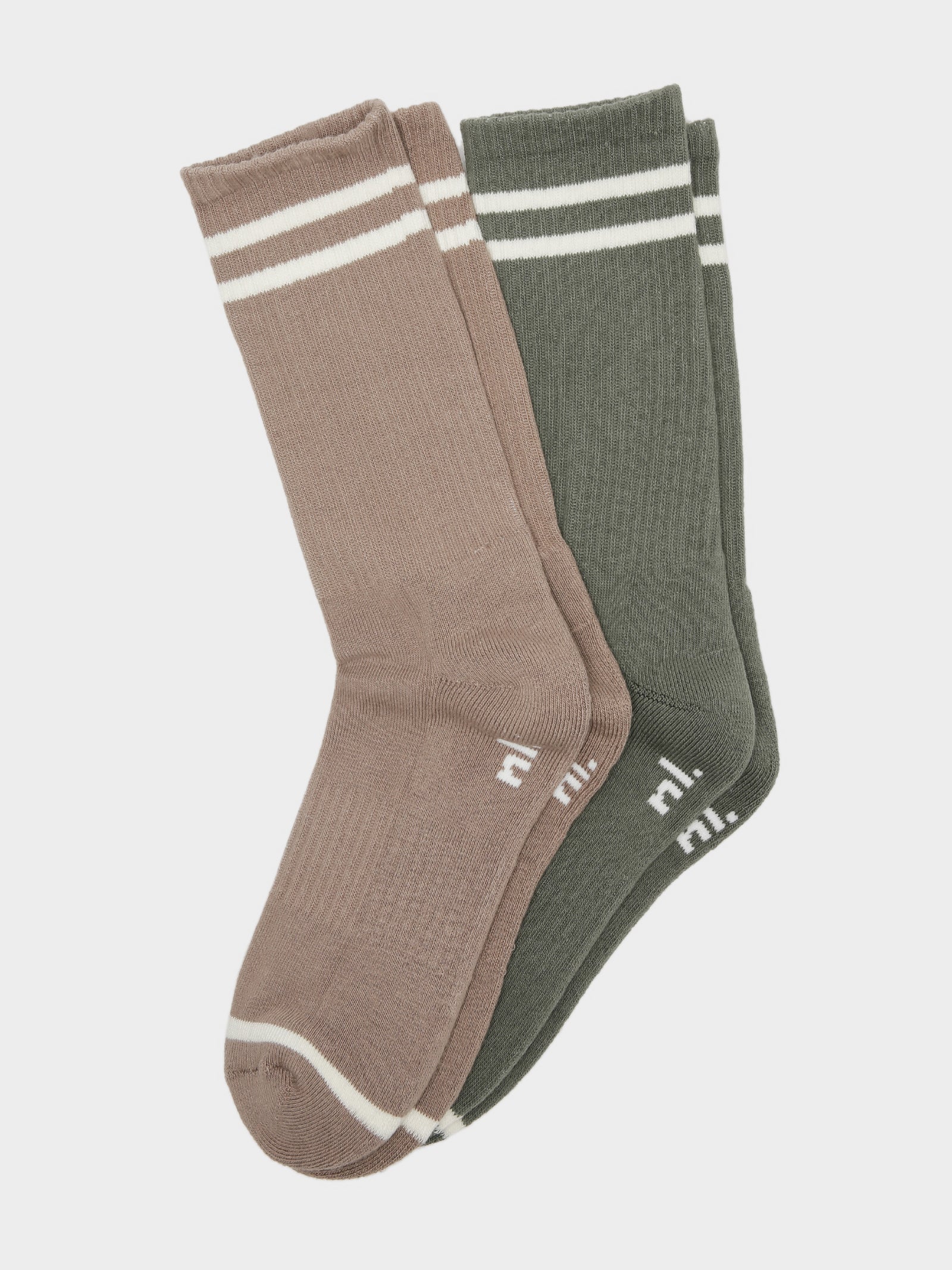 2 Pairs of Stripe Socks
