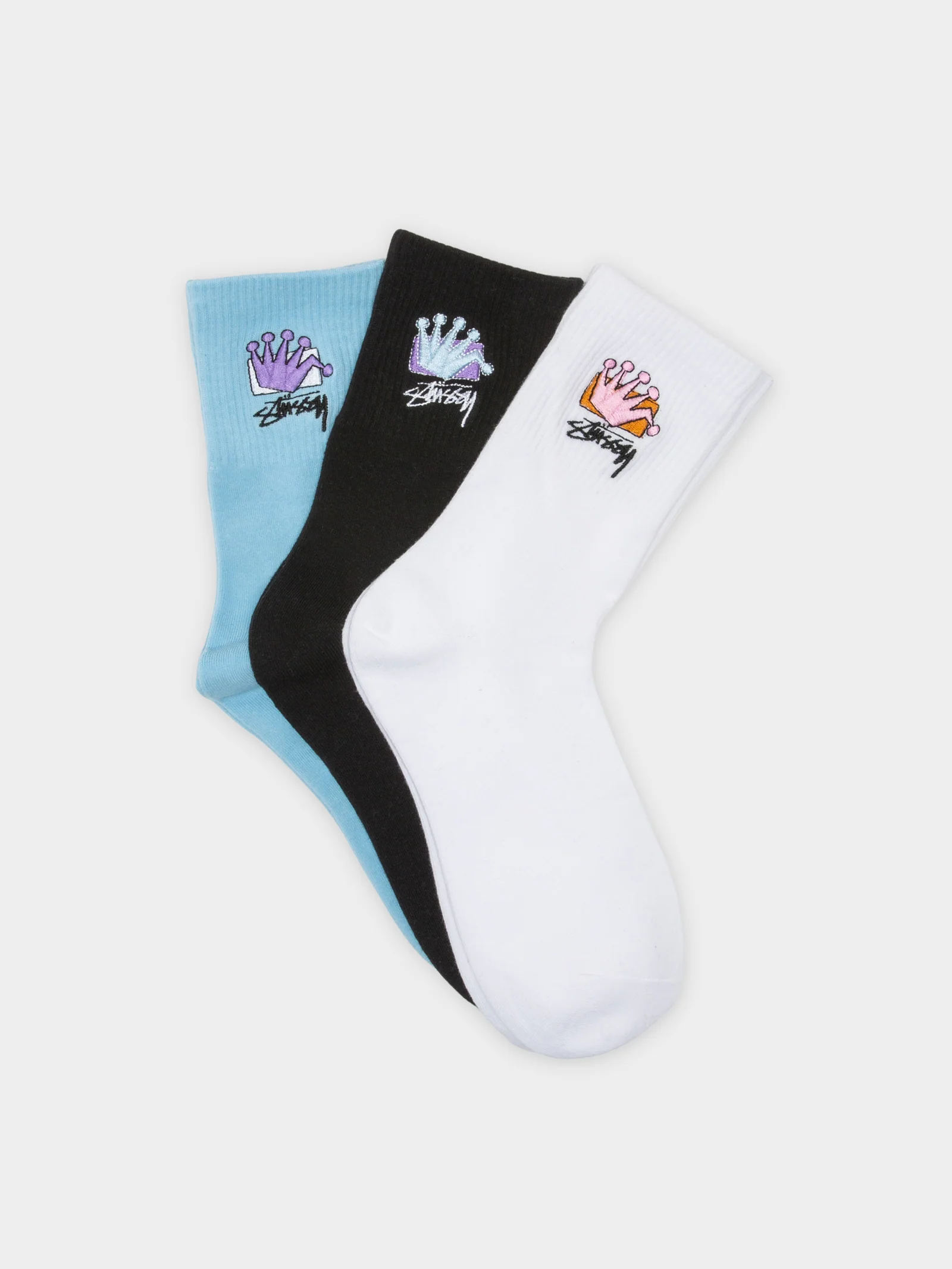3 Pairs of Womens LB Crown Socks