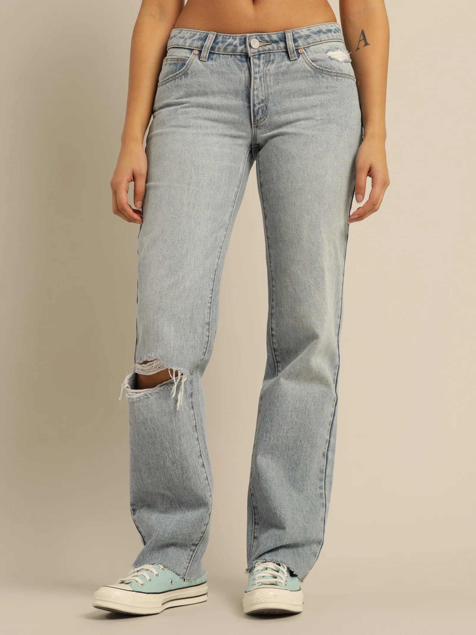 A 99 Low Straight Jeans