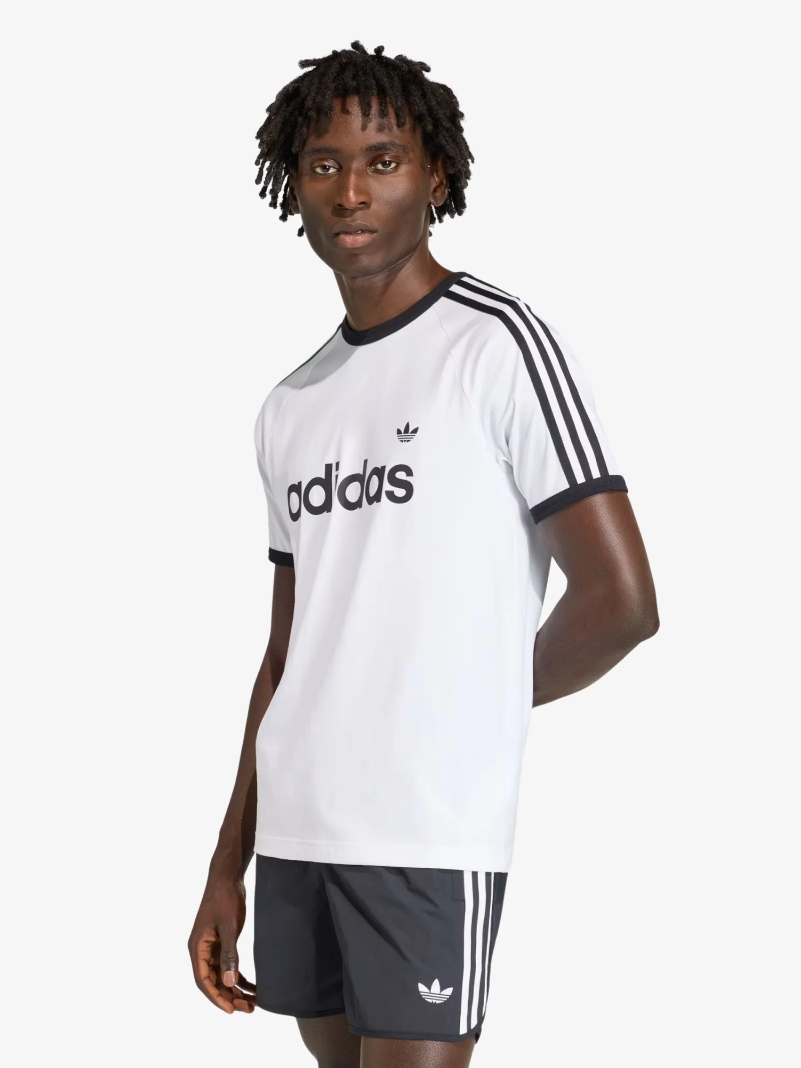 3-Stripes Slim Ringer Tee