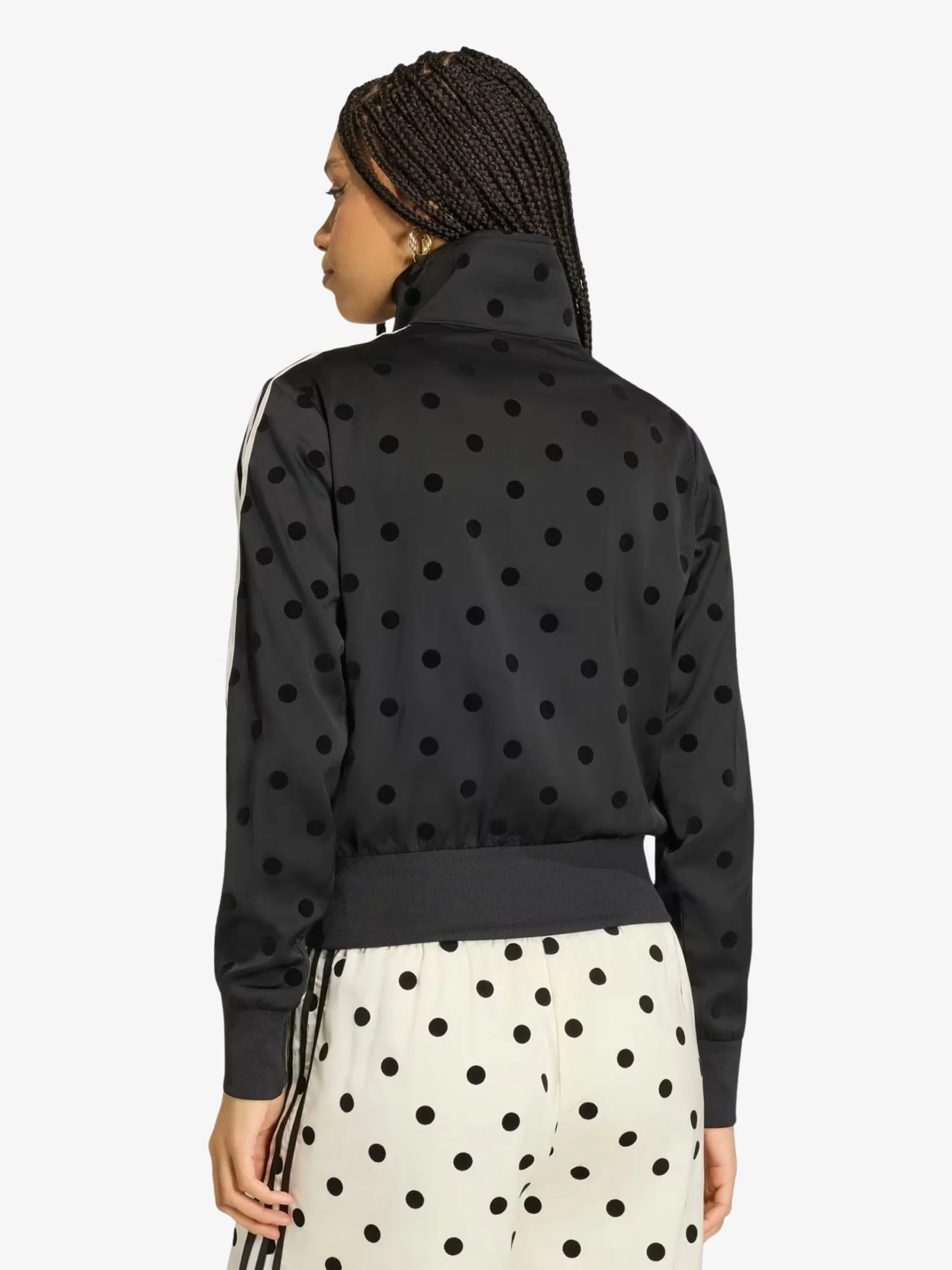 Satin Polka Dots Track Top - Image 2