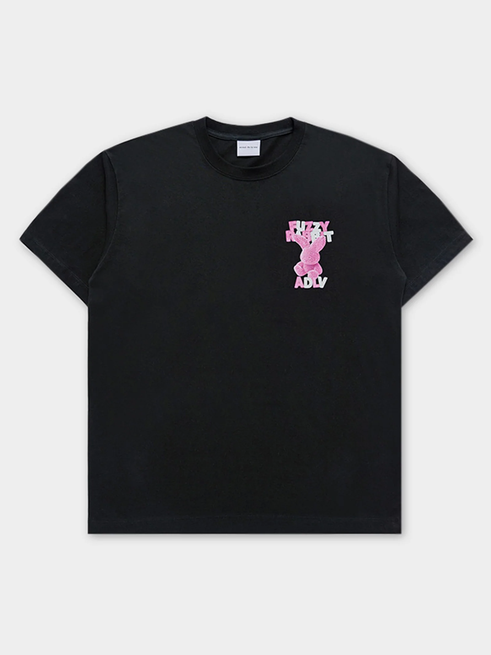 Fuzzy Font Rabbit Tee - Image 2