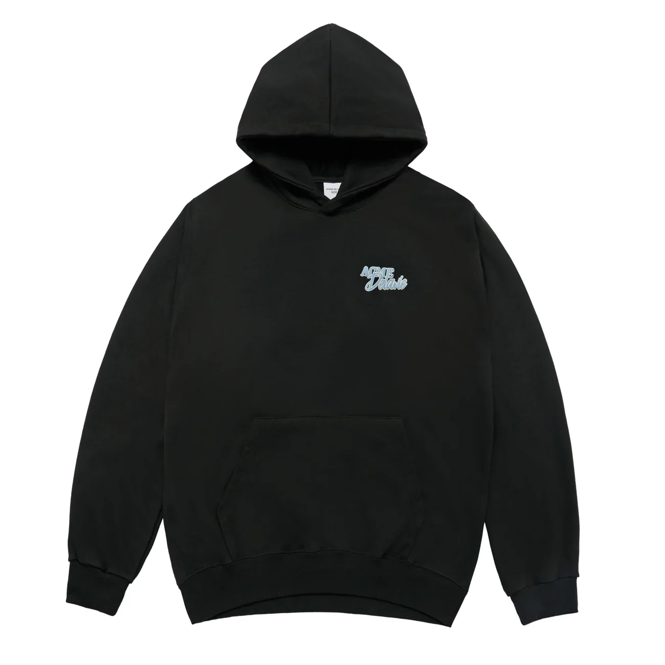 Round Script Boucle Logo Hoodie