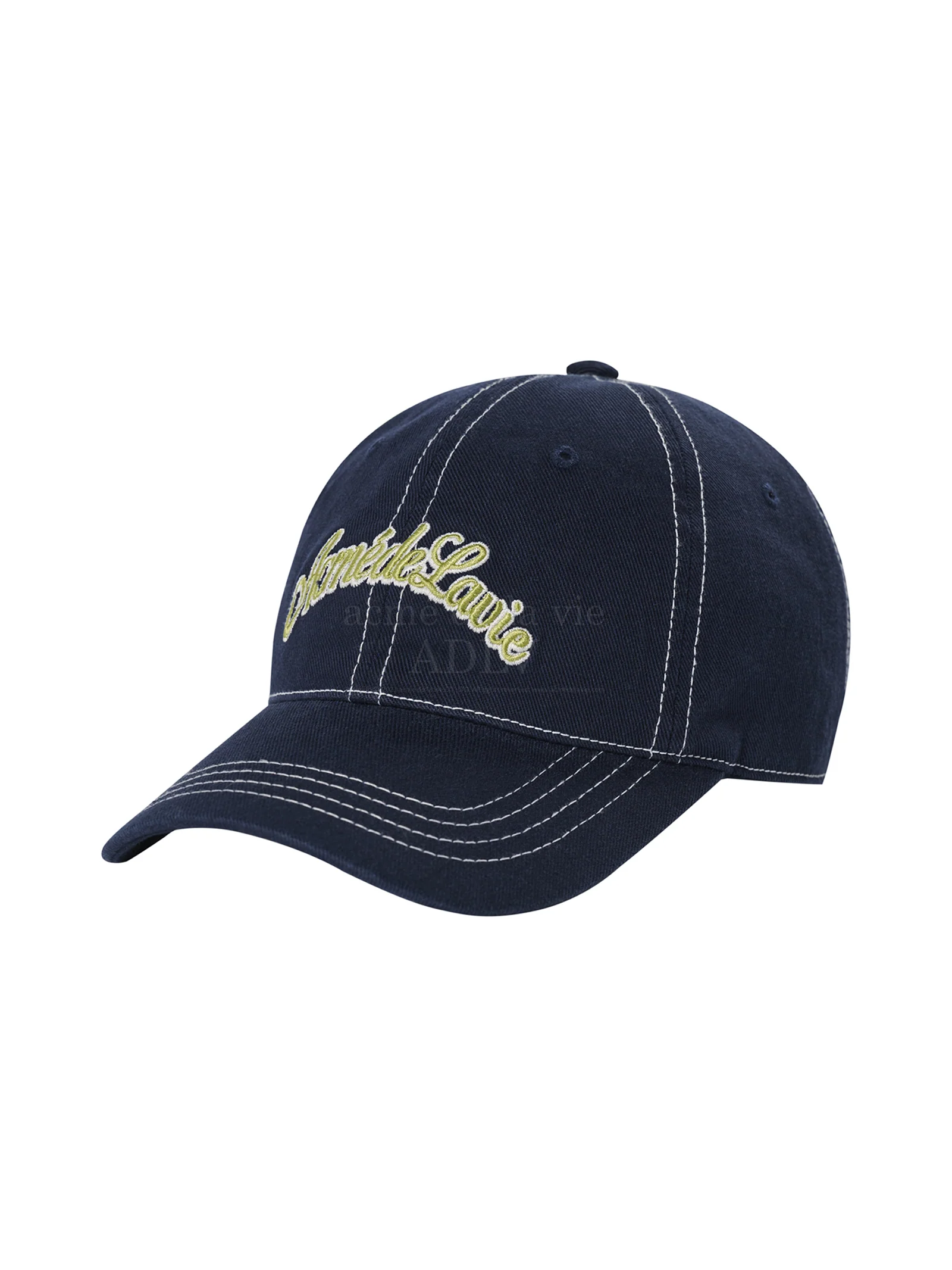 Script Logo Color Embroidery Ball Cap