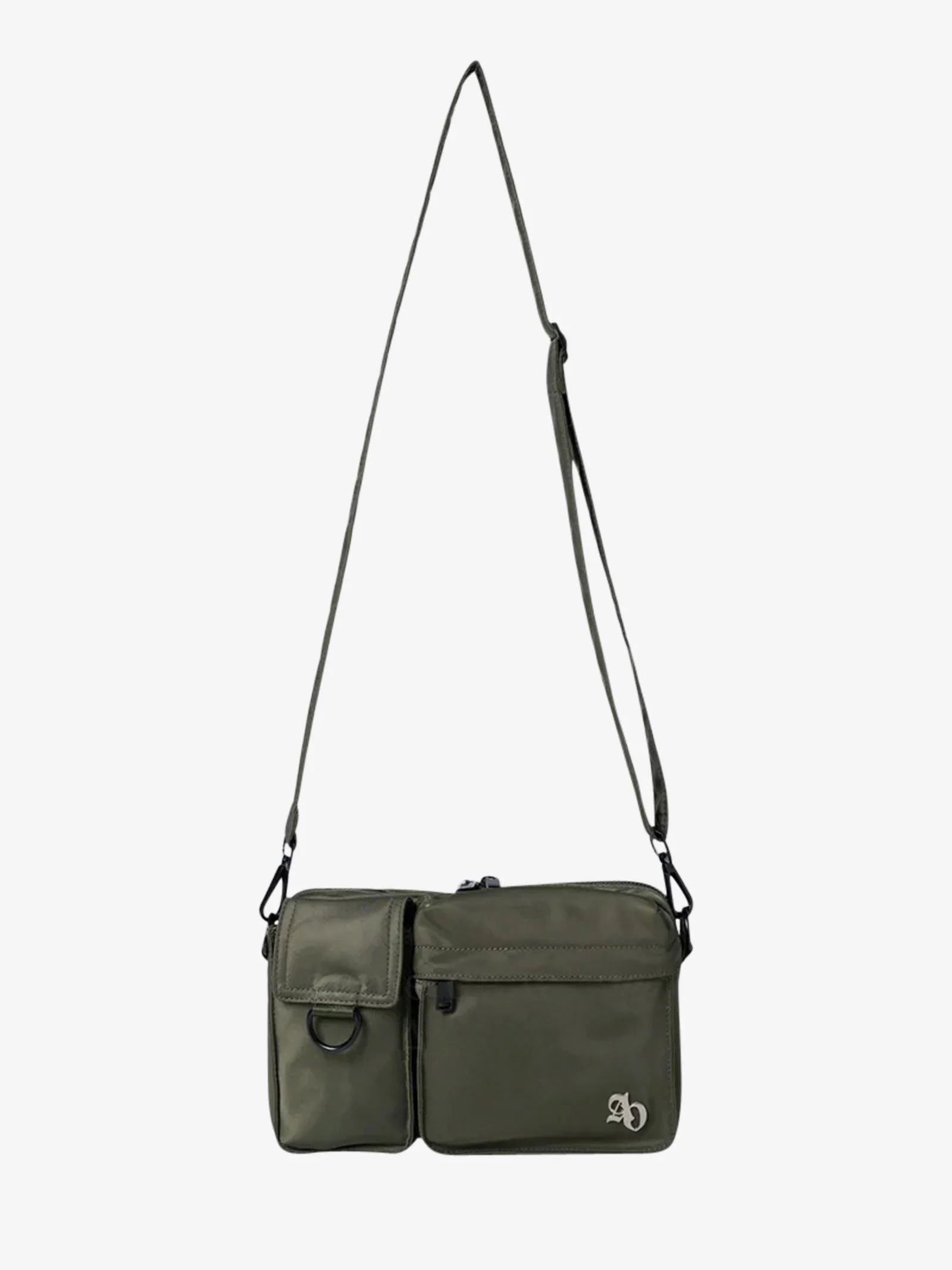 Symbol Rivet Multi Pocket Cross Bag