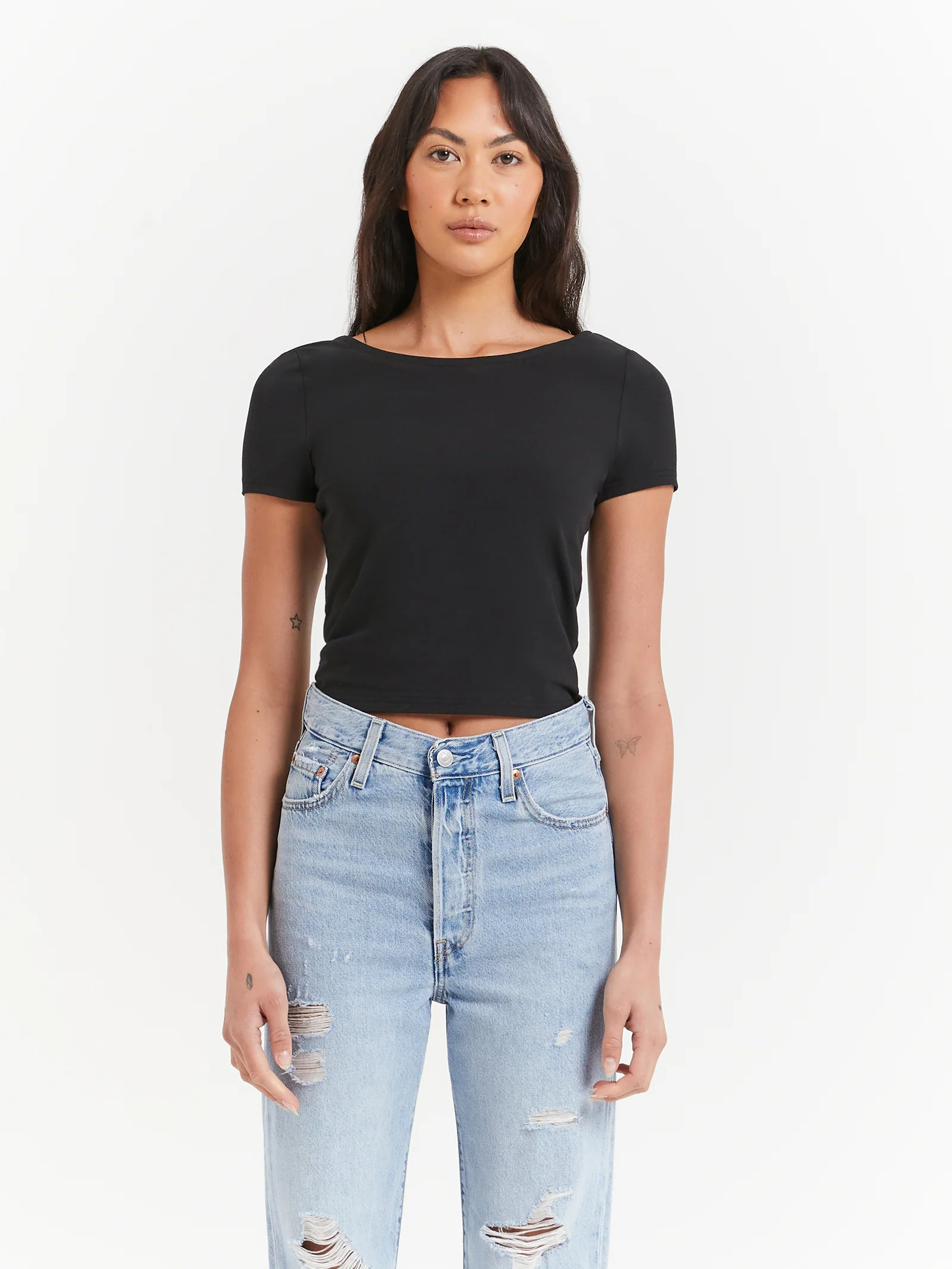 Allegra Scoop Back T-Shirt