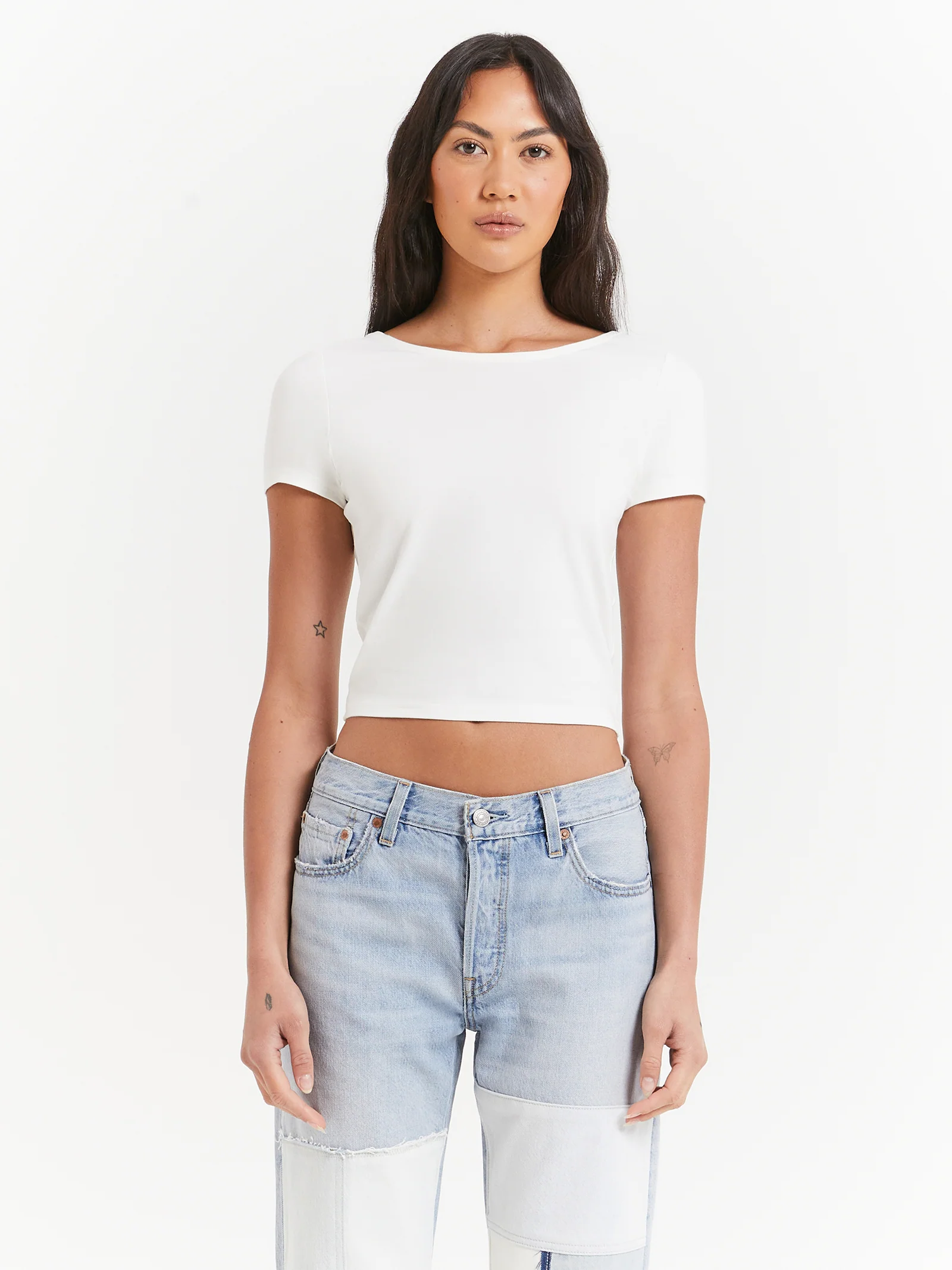 Allegra Scoop Back T-Shirt