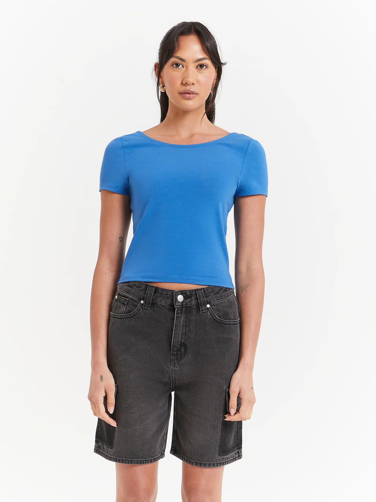 Allegra Scoop Back T-Shirt