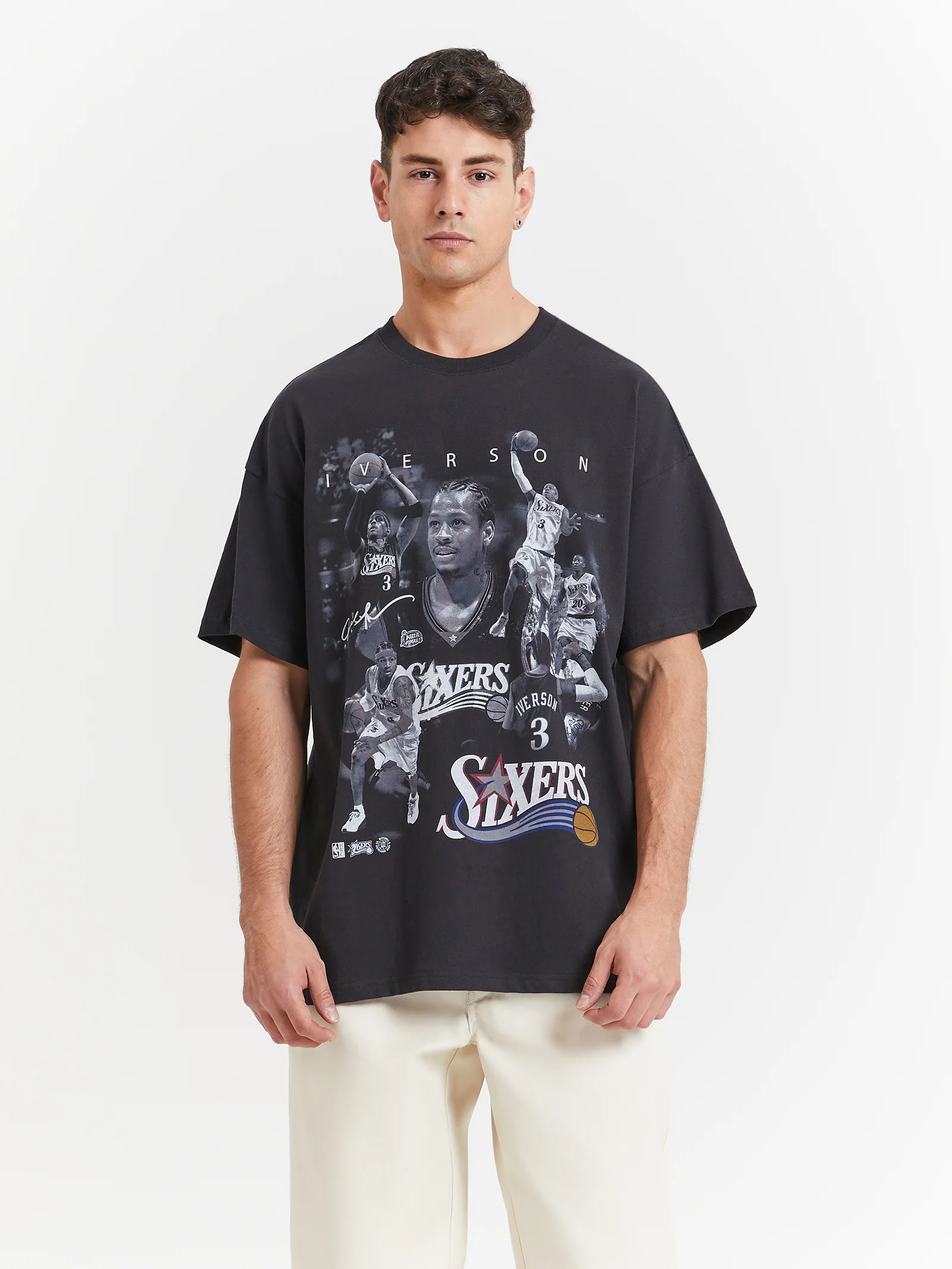 Allen Iverson Player Homage Photo T-Shirt