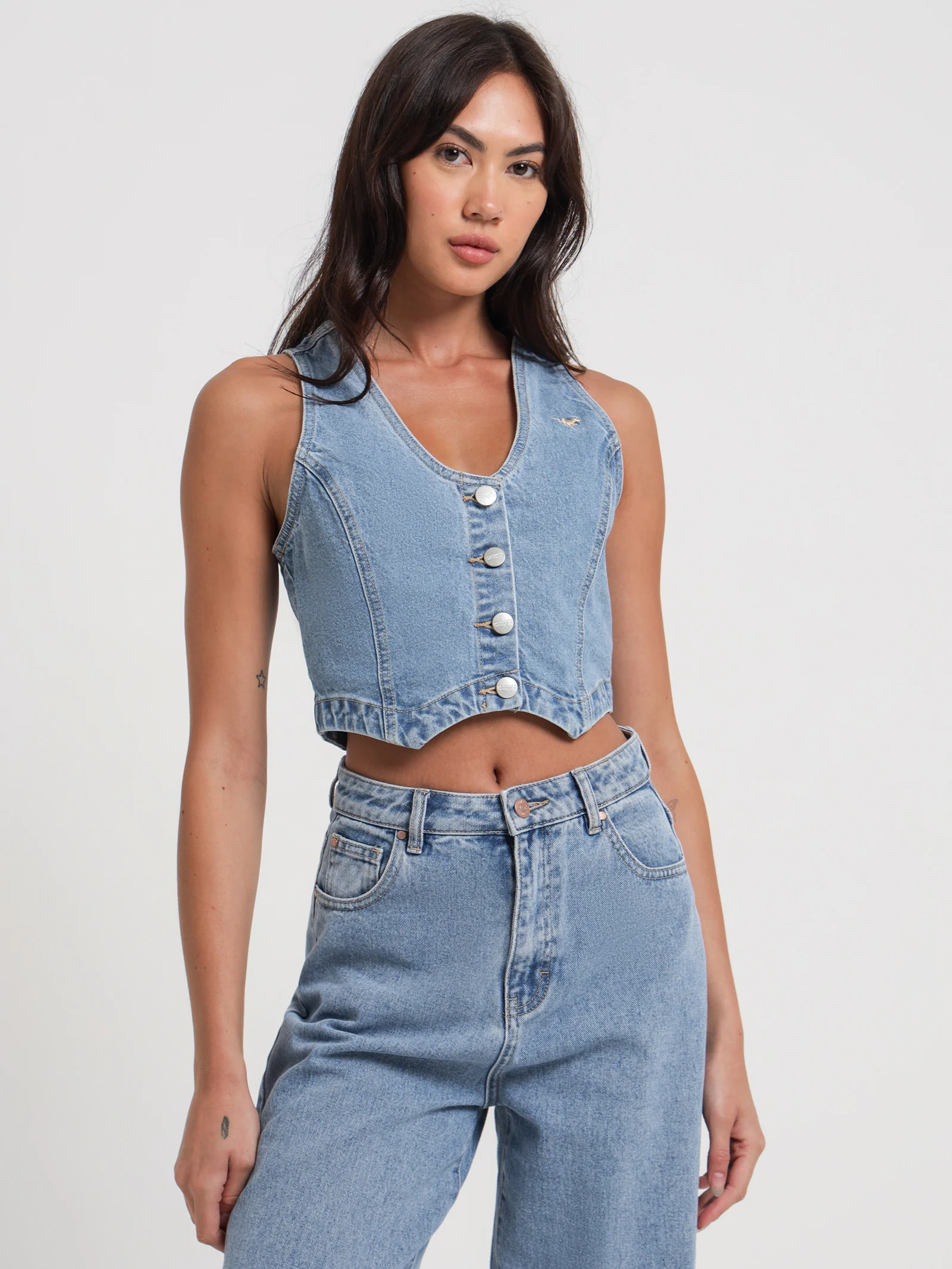 Amy Denim Vest