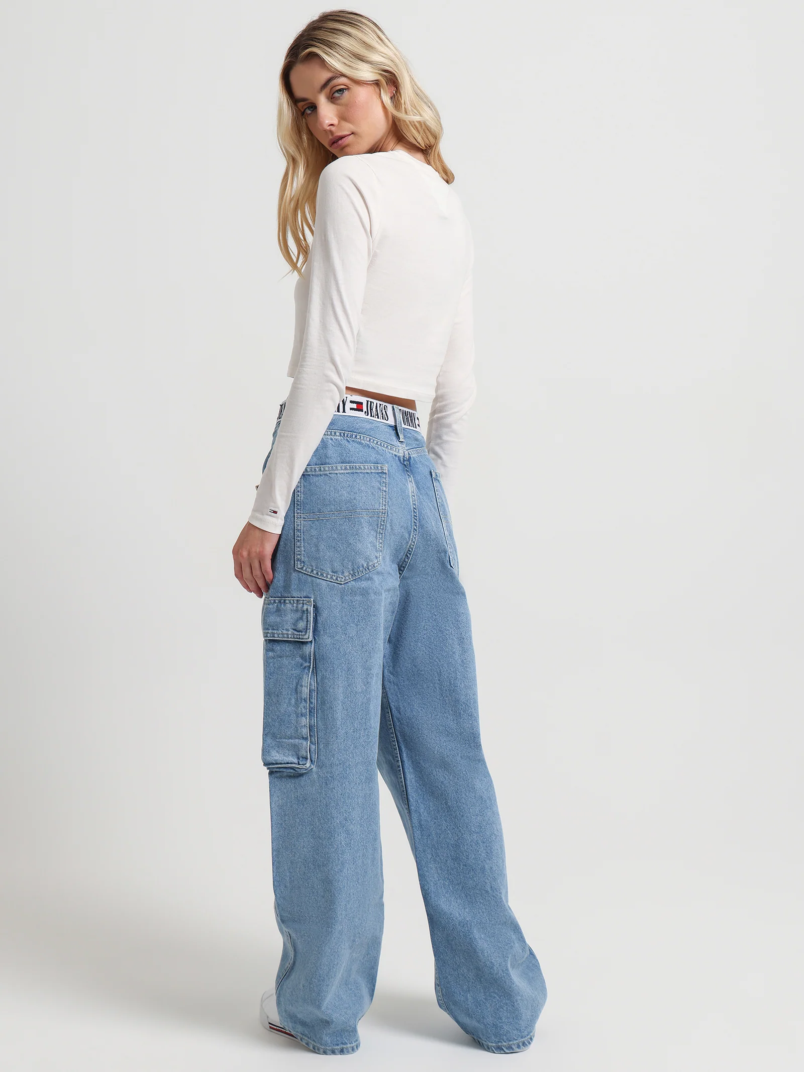 Archive Low Rise Baggy Cargo Jeans - Image 7
