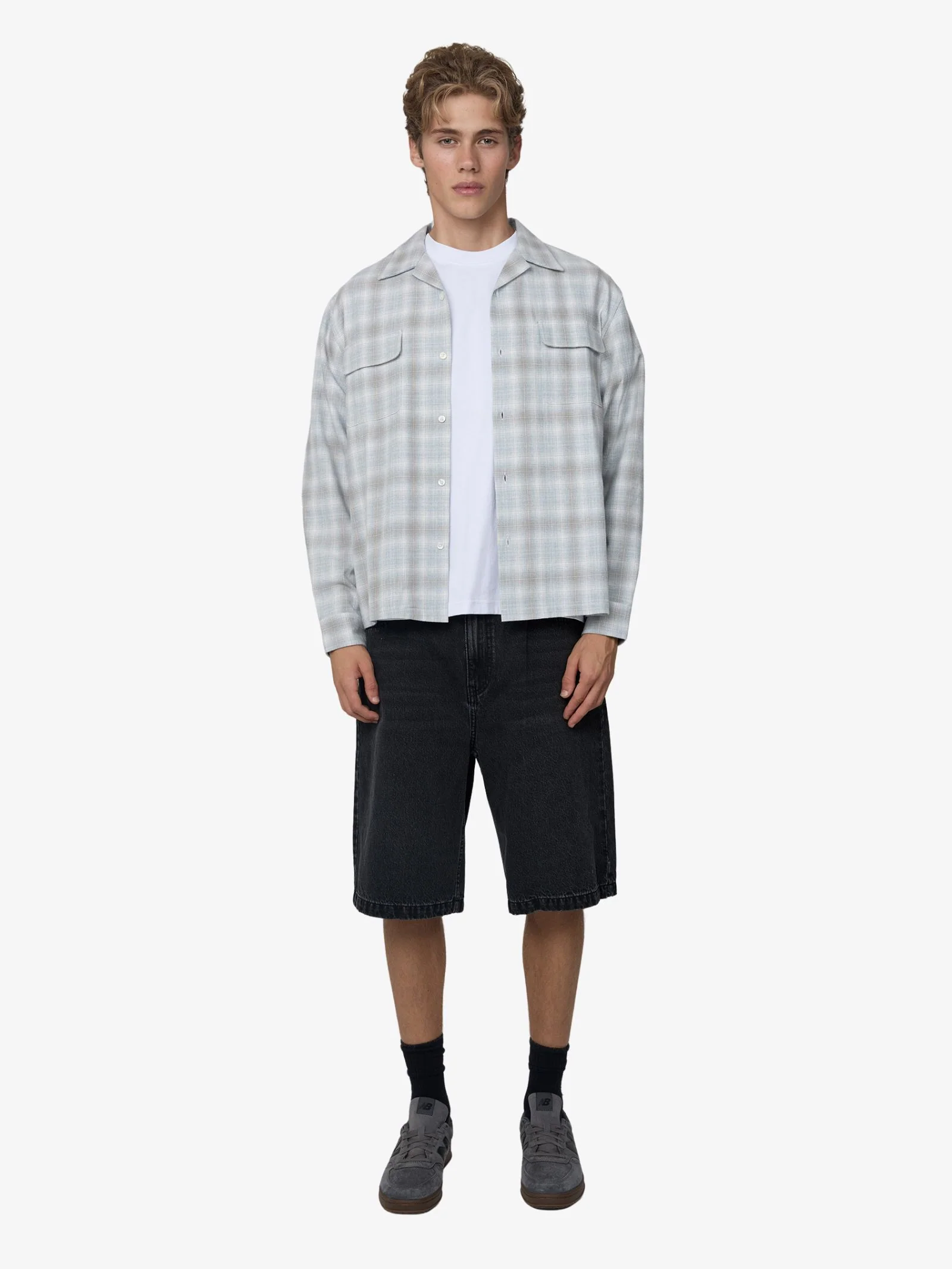 Mavis Midweight Check Overshirt - Image 4