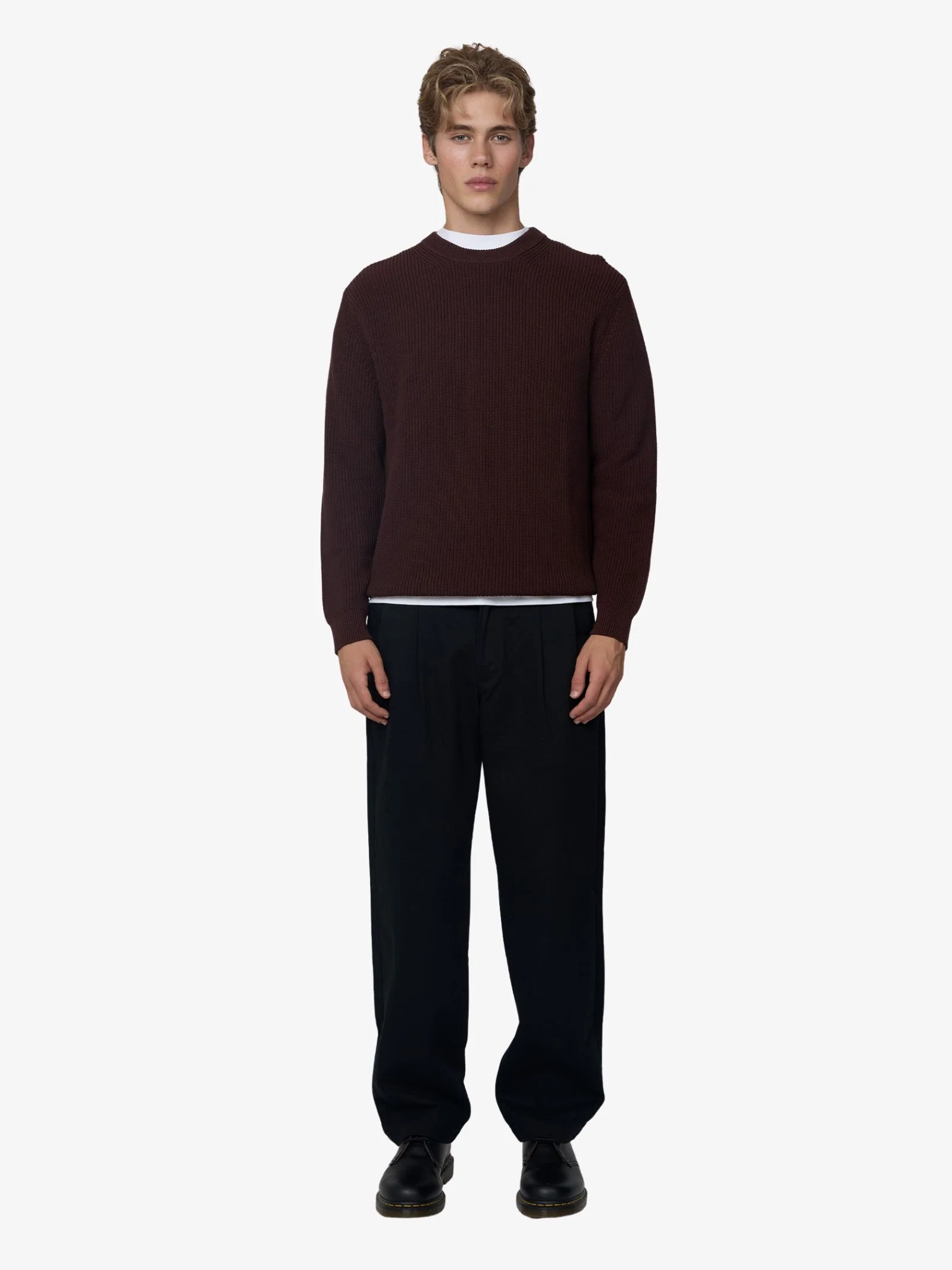 Rib Knit Sweater - Image 4