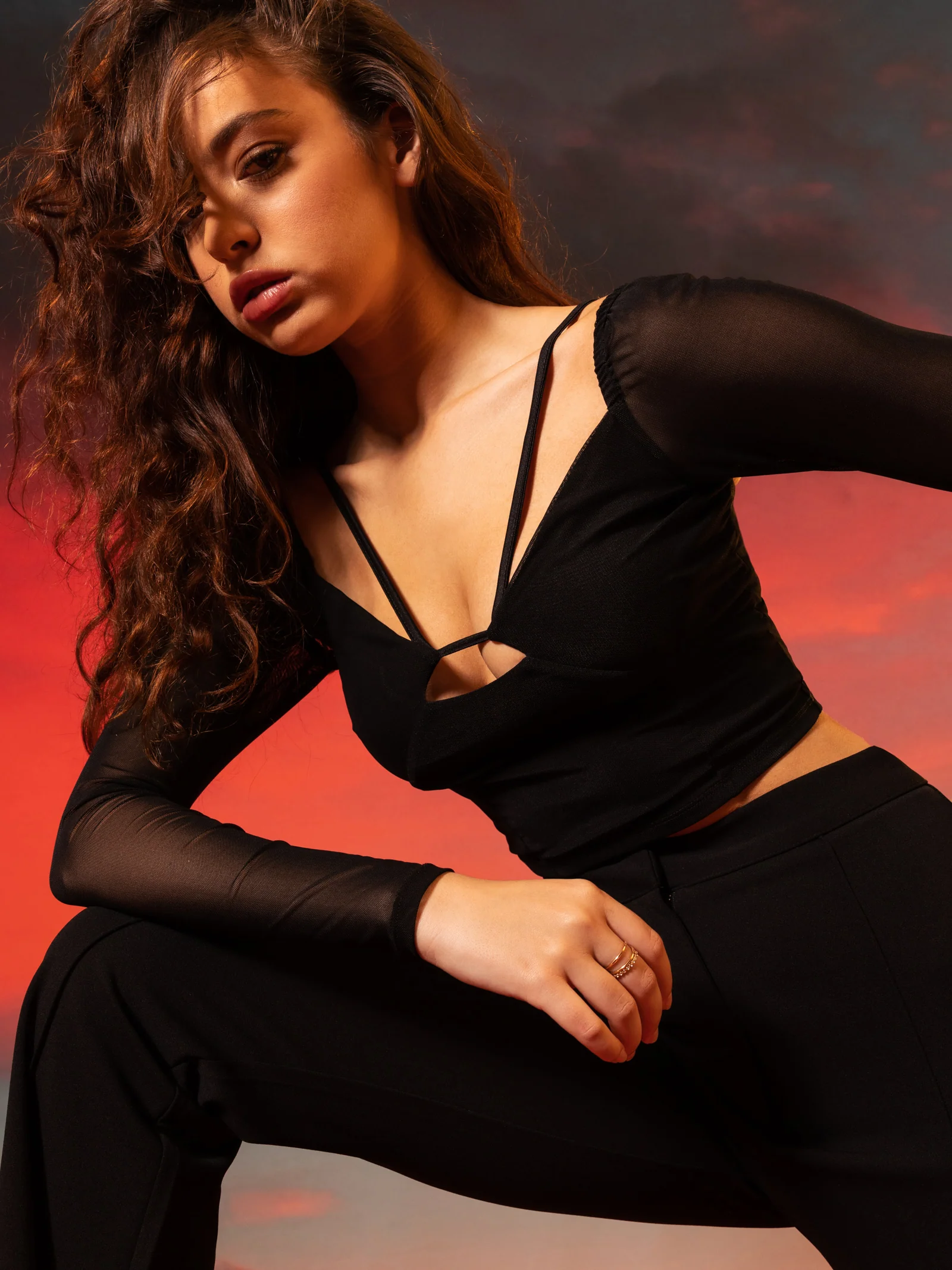 Azaria Mesh Top