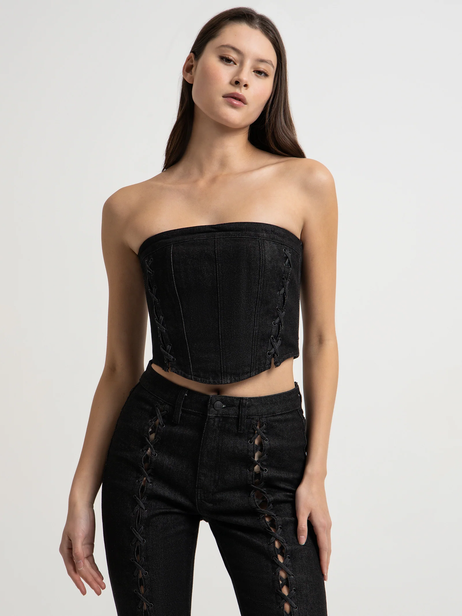 Laced Bustier Top