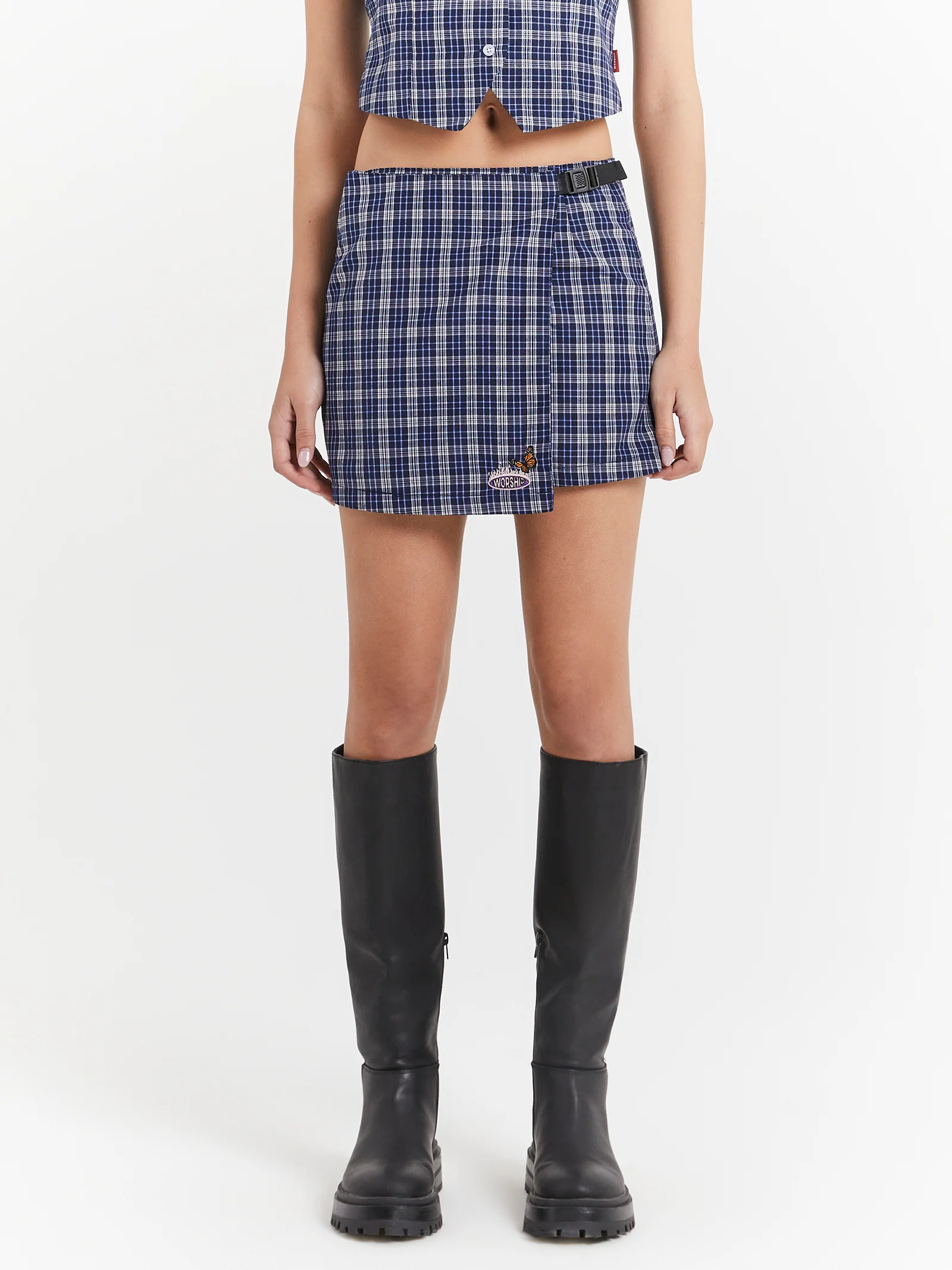 Captivate Micro Wrap Skirt