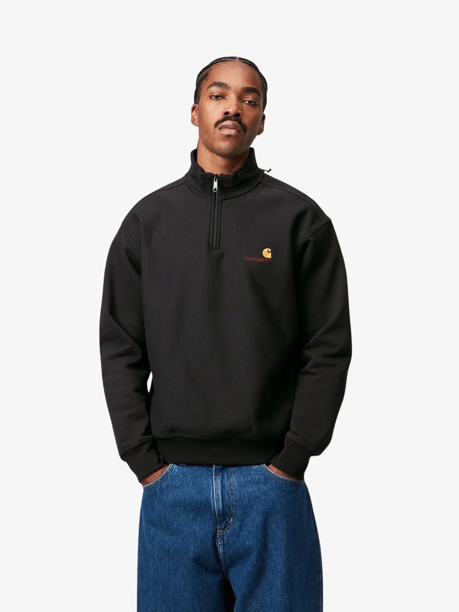 Half Zip American Script Sweat