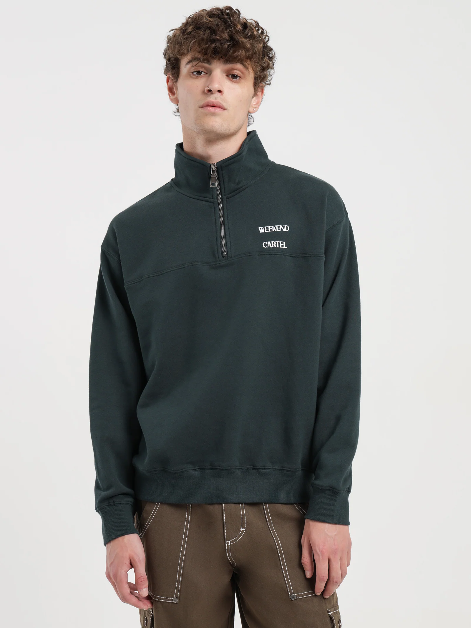 Cartel Logo Zip Sweater
