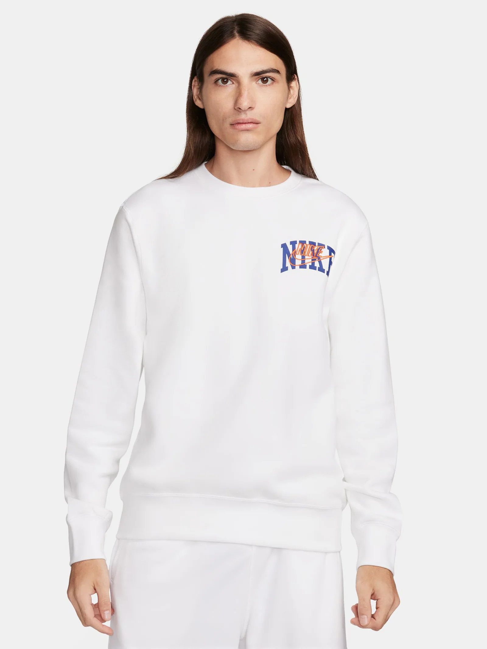 Club Fleece Long Sleeve Crew Neck Sweatshirt