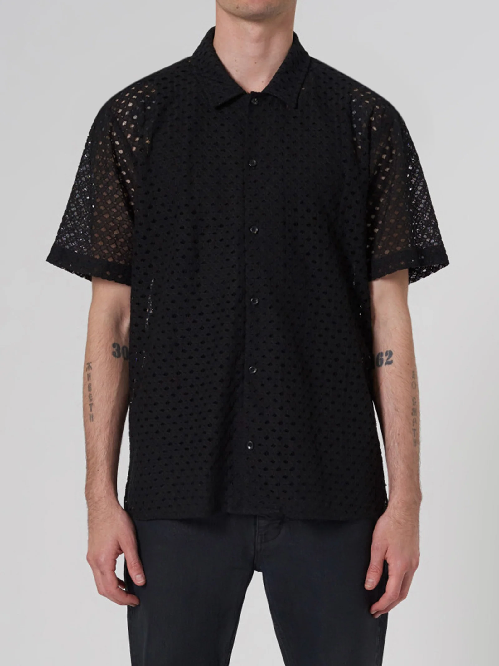 Curtis Short Sleeve Broderie Shirt