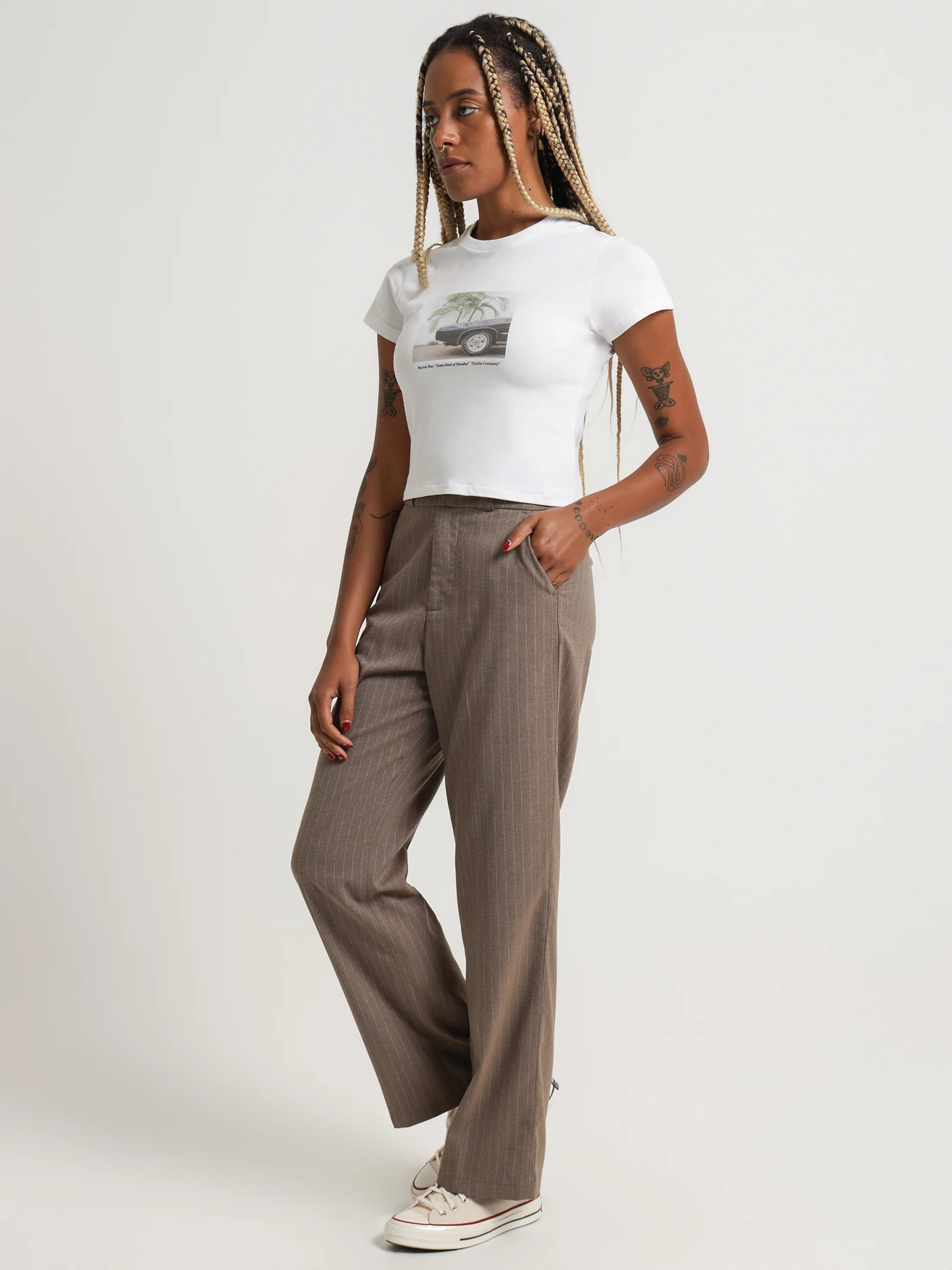 Danny Pinstripe Pants - Image 4