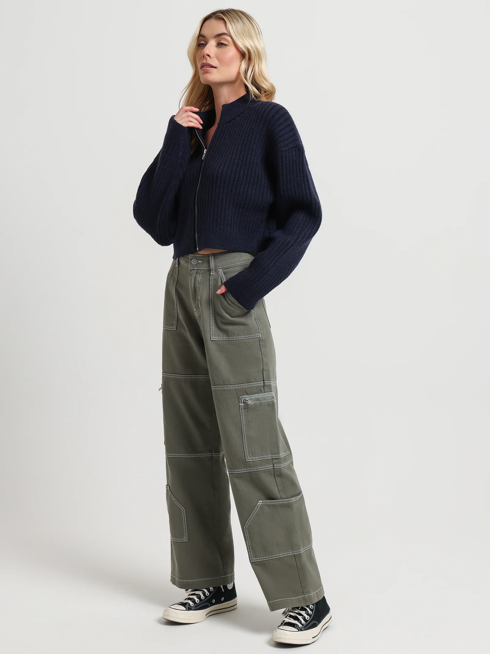 Delphine Low Rise Cargo Pants - Image 5