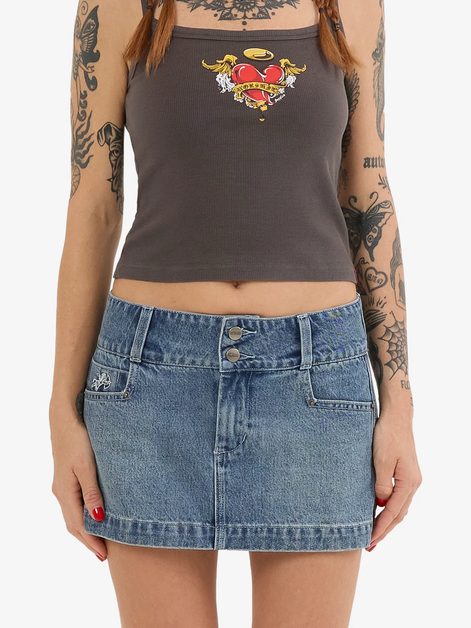 Eat Ur Heart Out Micro Skirt