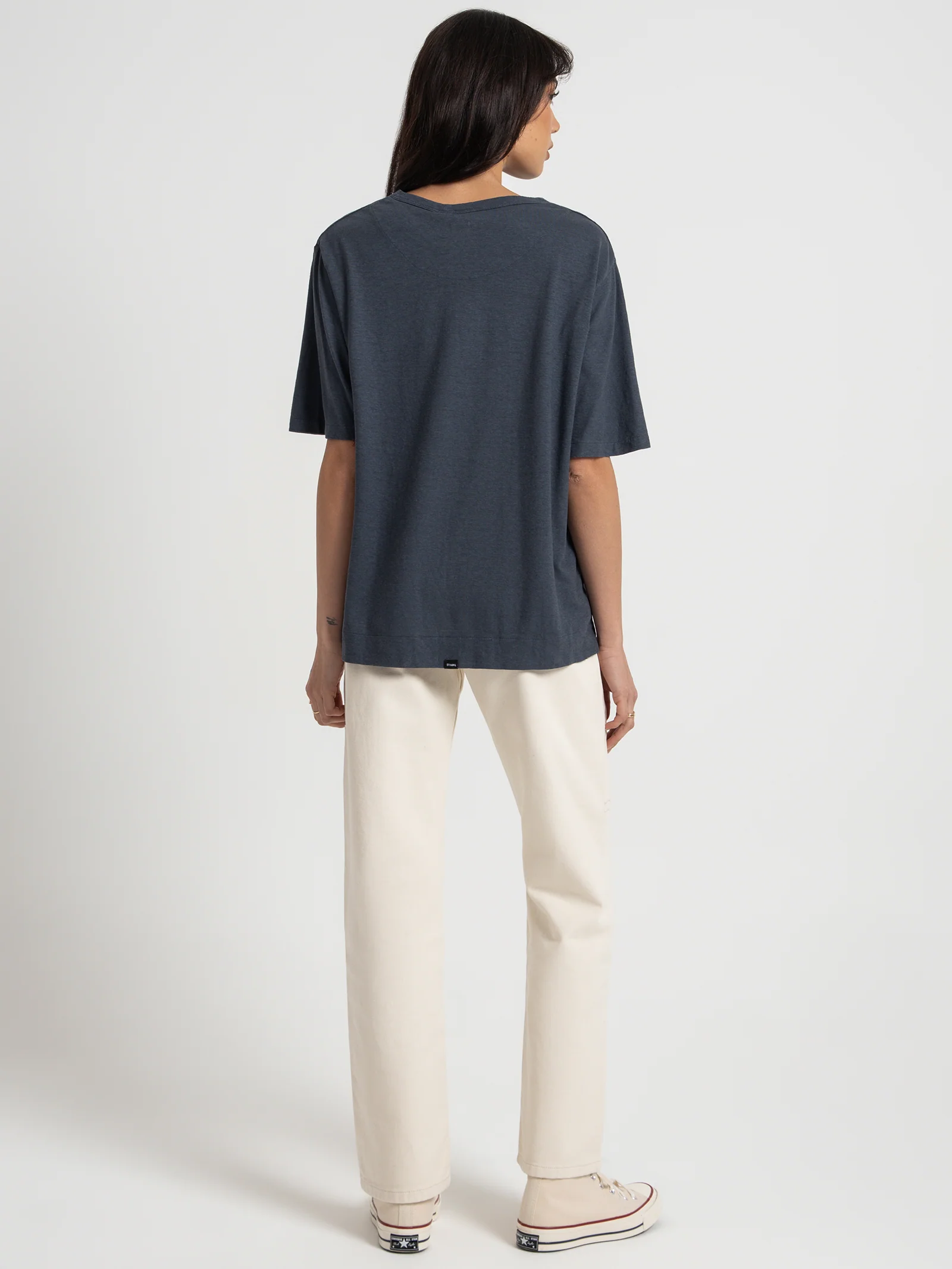 Euphoric Co-Existence Hemp Box Fit T-Shirt - Image 5