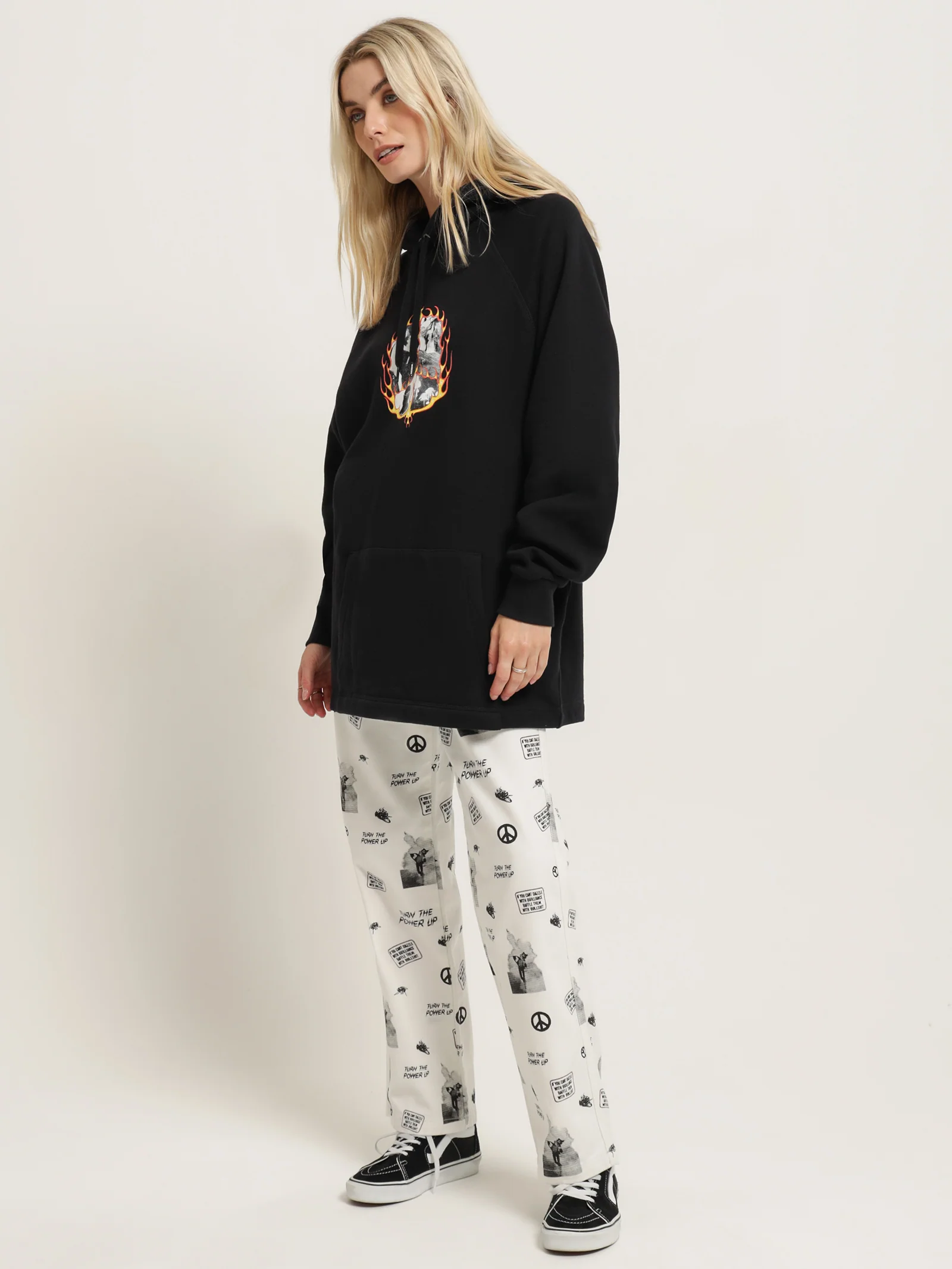 Existence Oversized Raglan Hoodie - Image 4