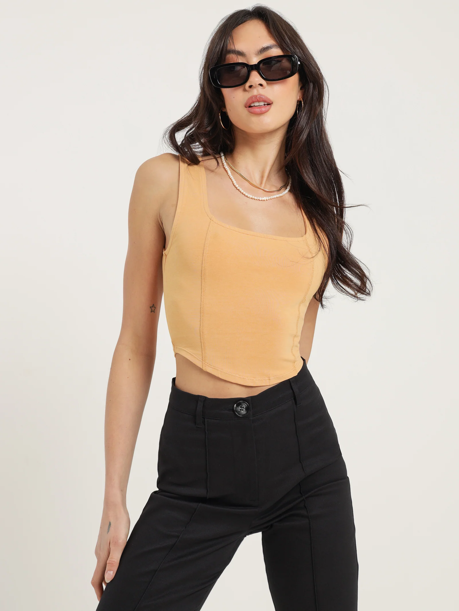 Faith Square Neck Top