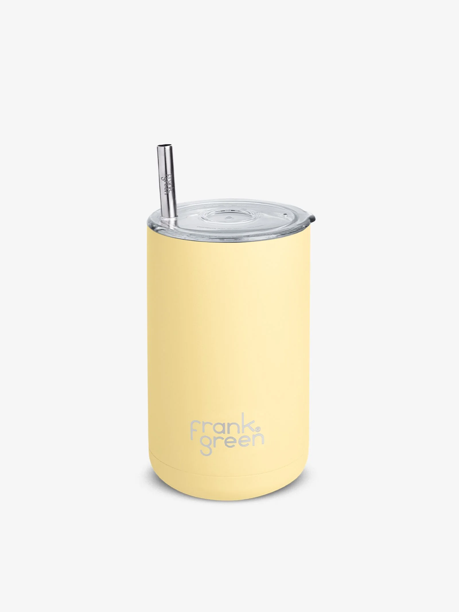 Iced Coffee Cup With Straw