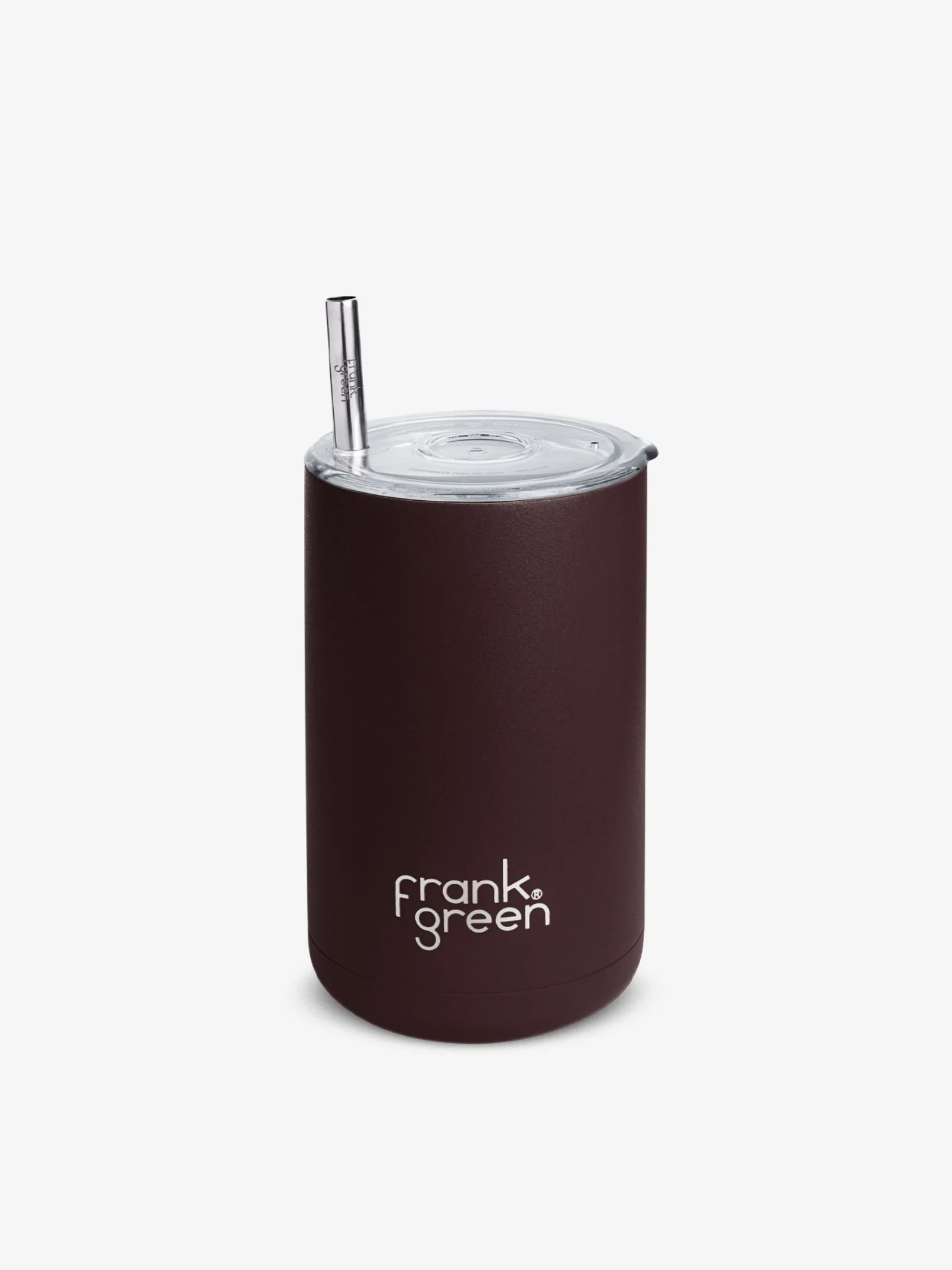 Iced Coffee Cup With Straw