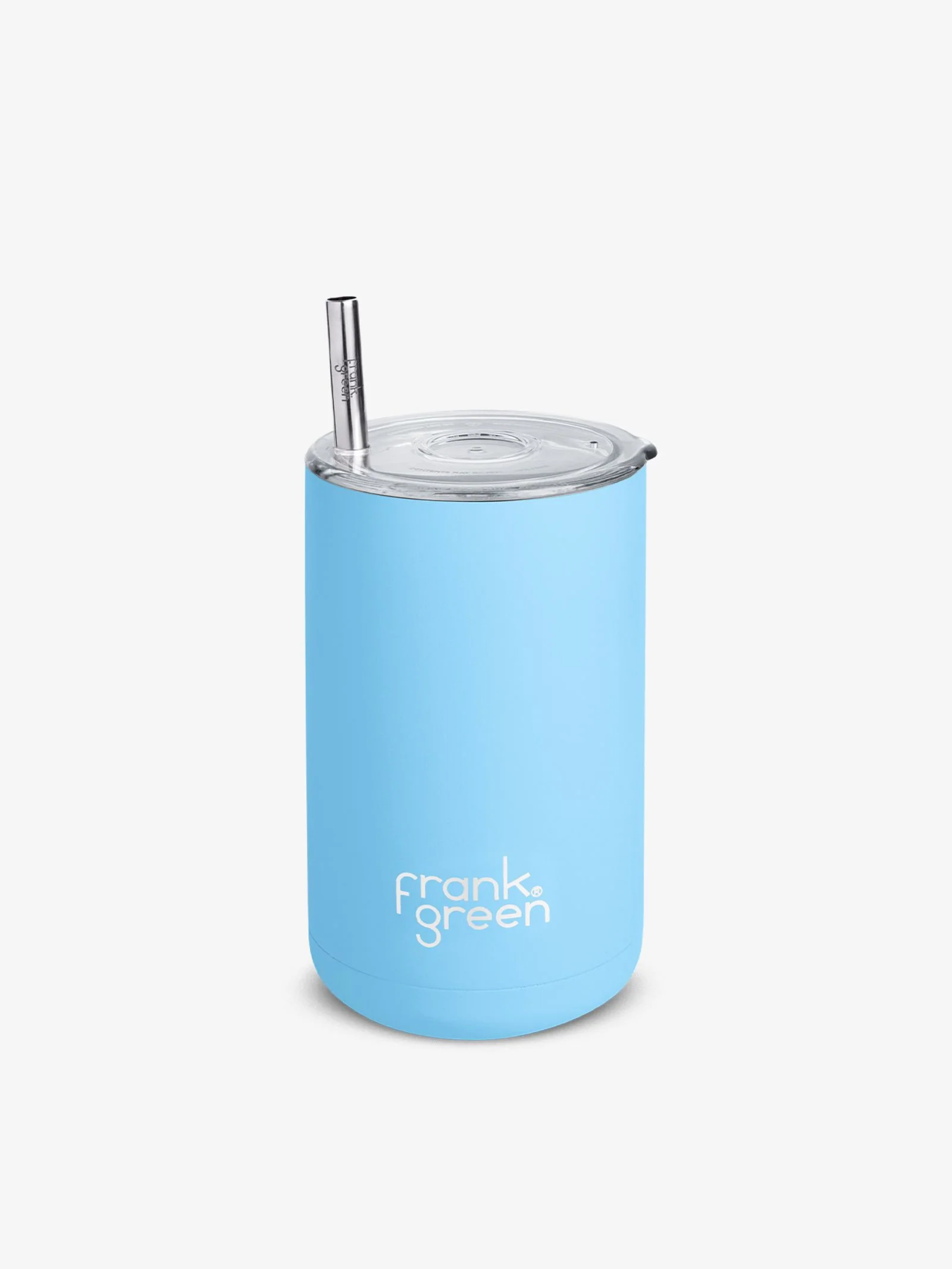 Iced Coffee Cup With Straw