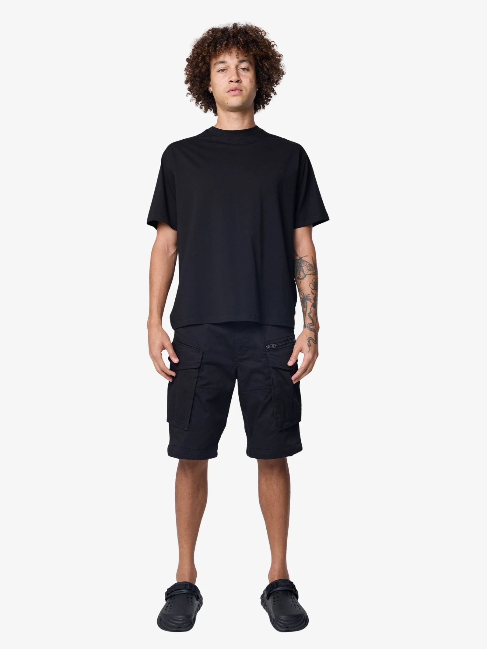 Rovic Zip Relaxed Shorts