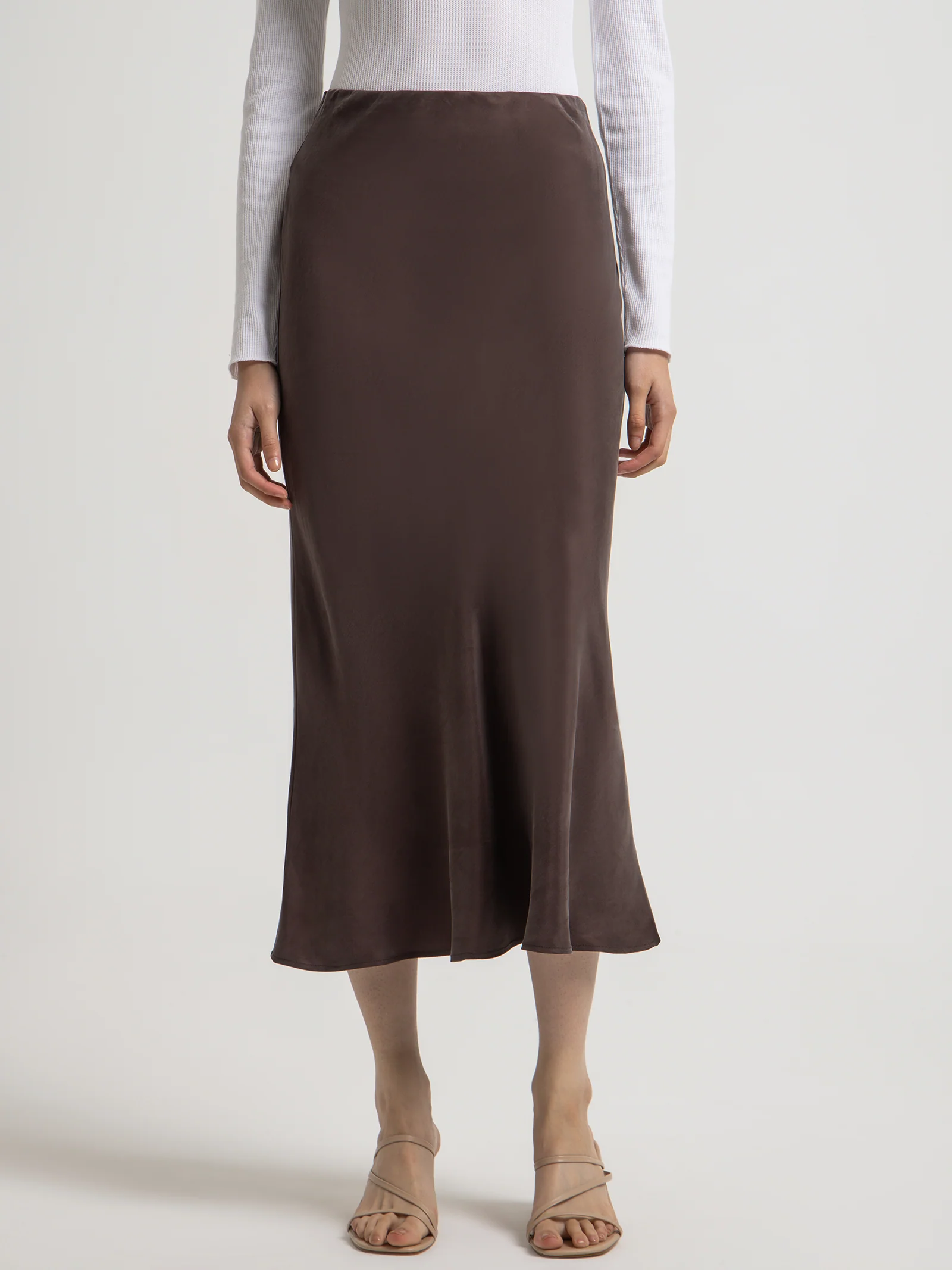 Harlow Cupro Midi Skirt