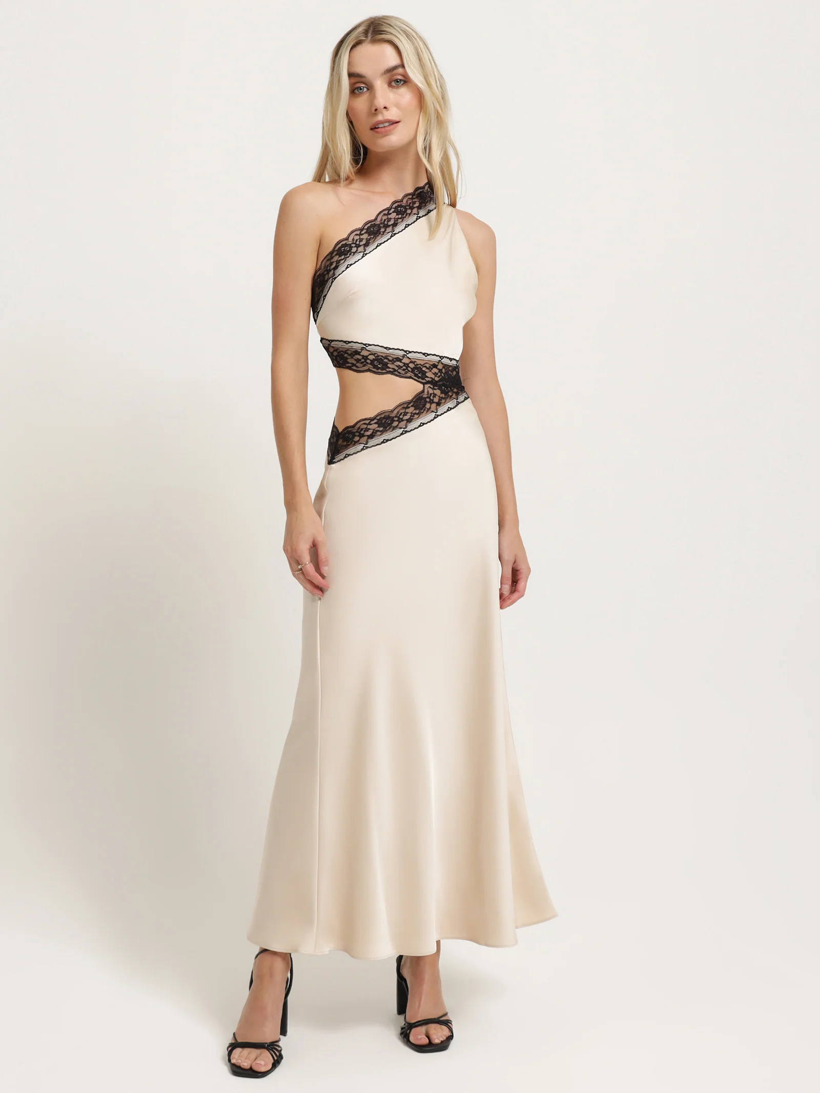 Hattie Satin Midi Dress