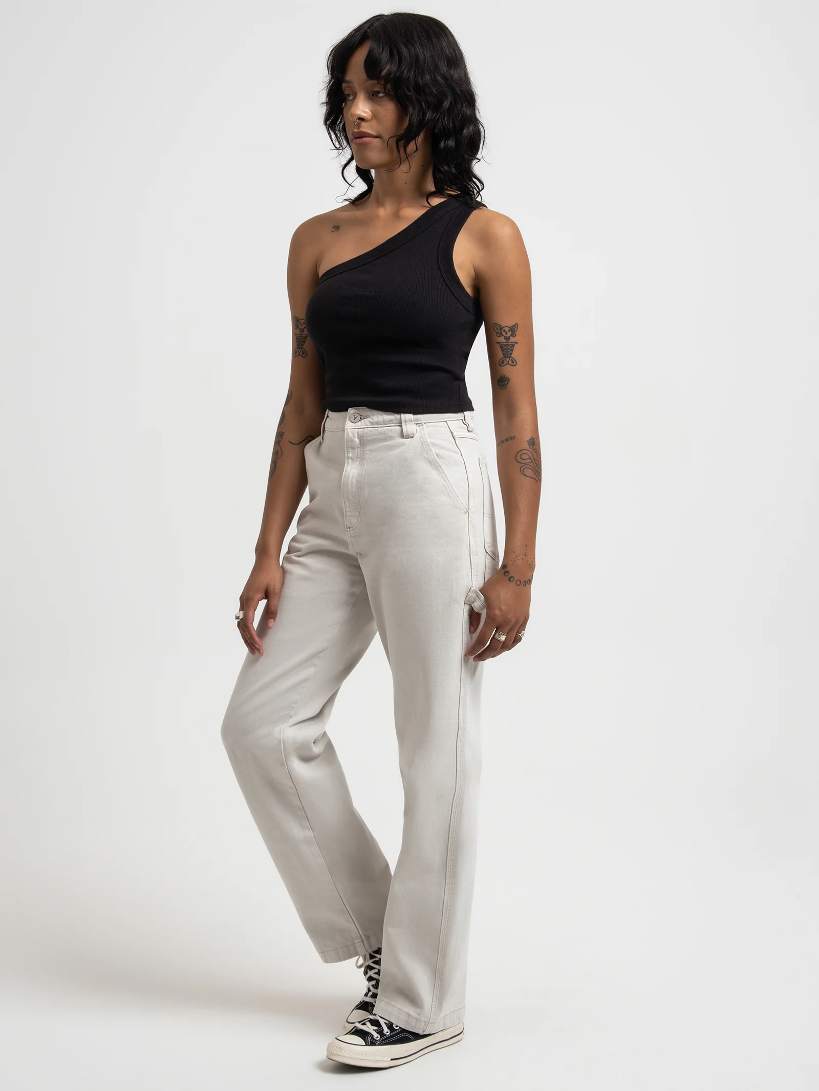 Heather One Shoulder Tank - Image 6