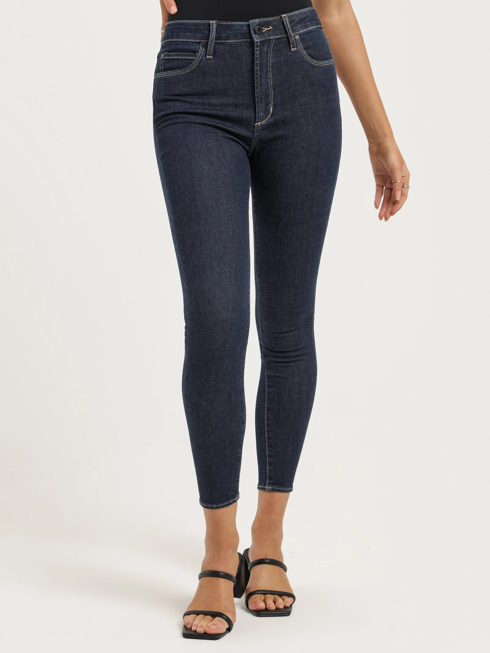 High Lisa Skinny Ankle Jeans