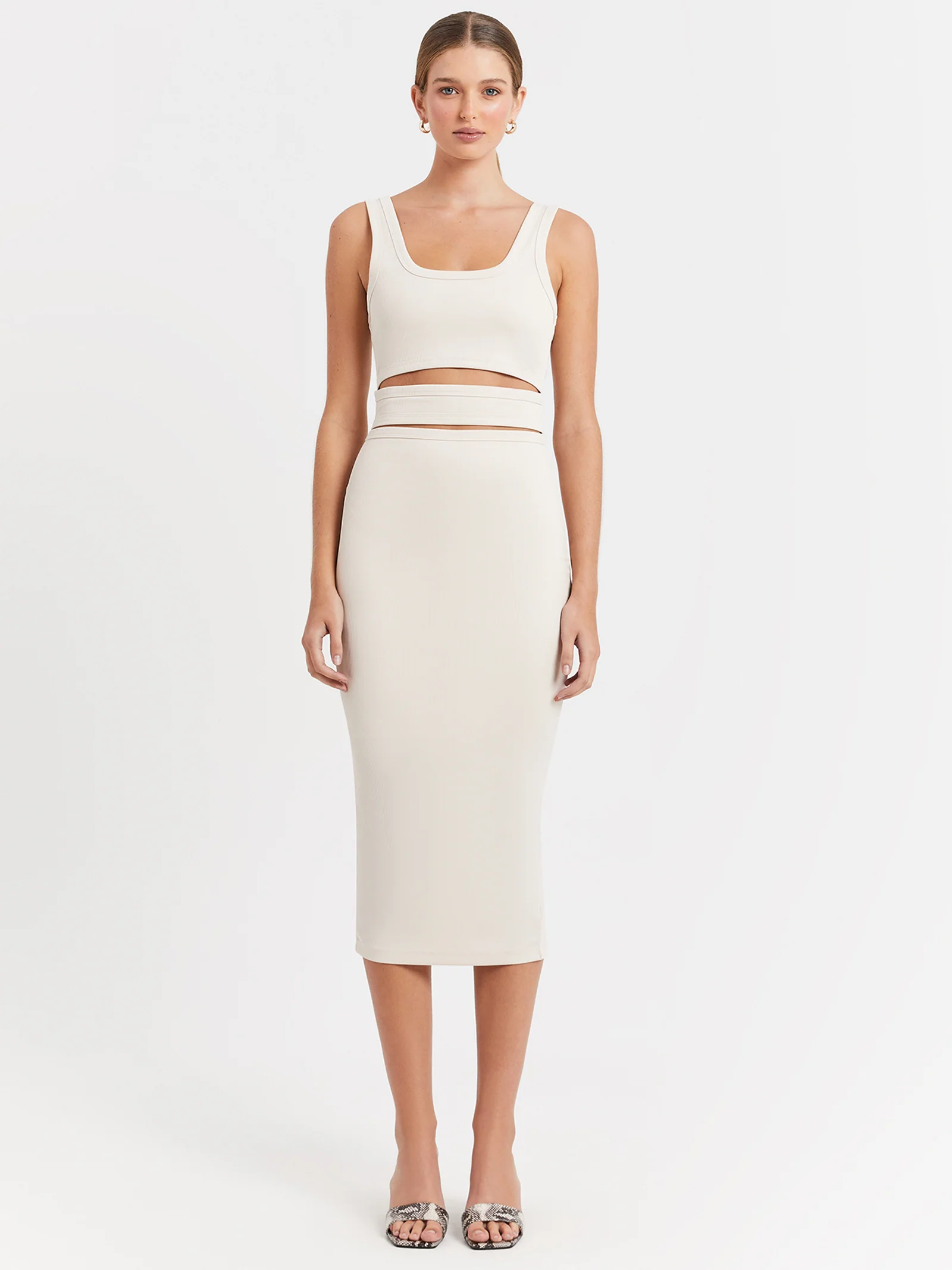 Imani Rib Midi Dress