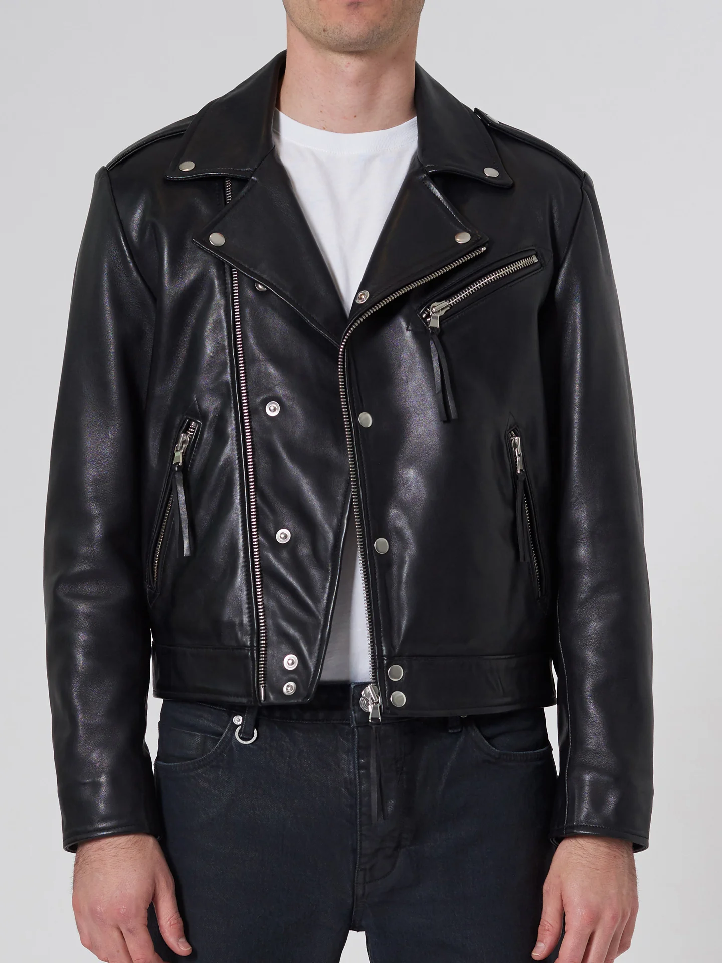 Johnny Leather Biker Jacket