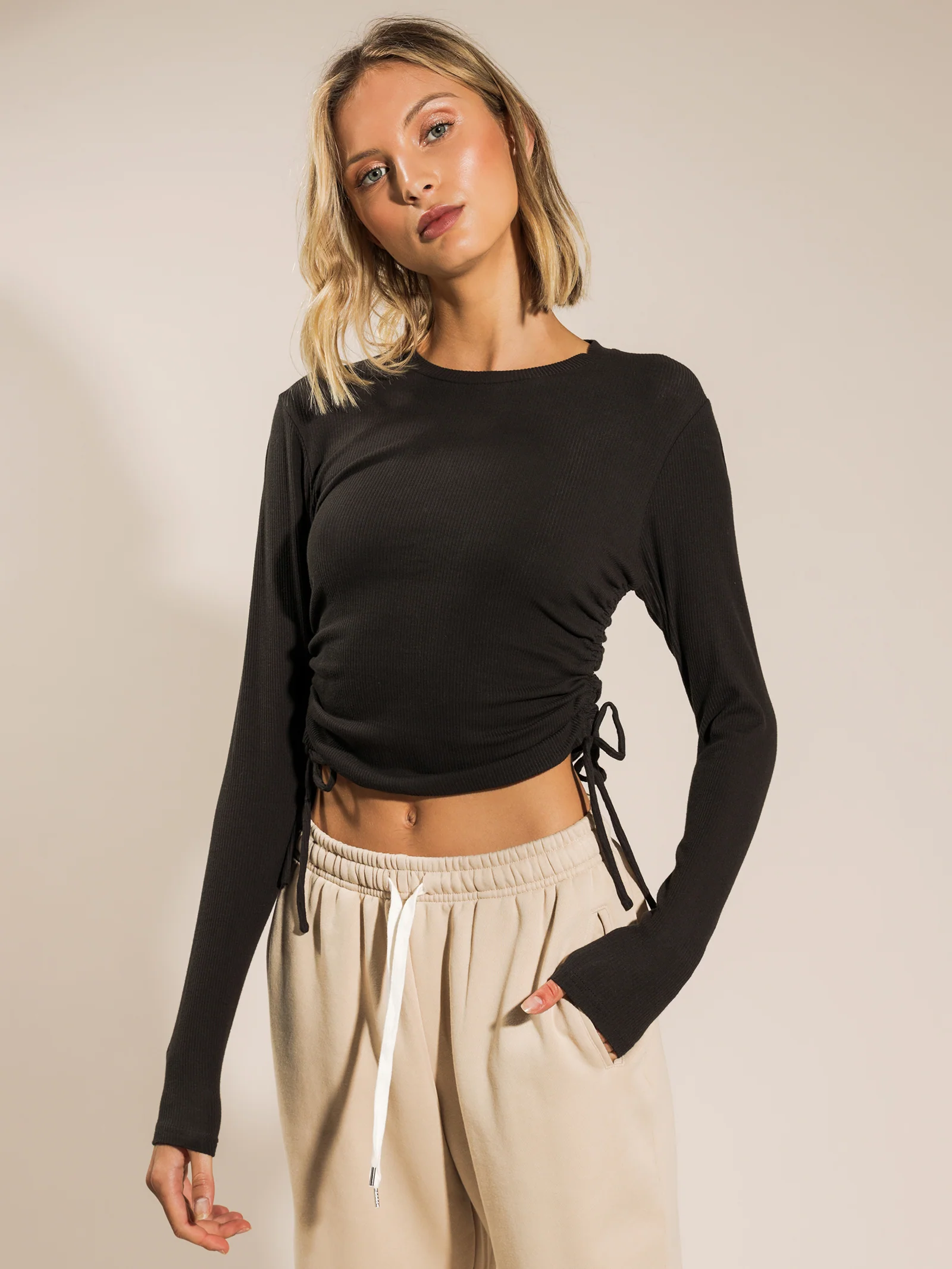 June Long Sleeve Drawstring T-Shirt
