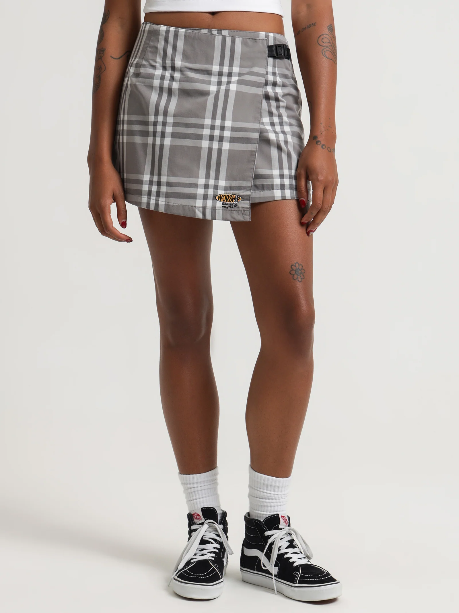 Keep on Truckin Micro Wrap Skirt