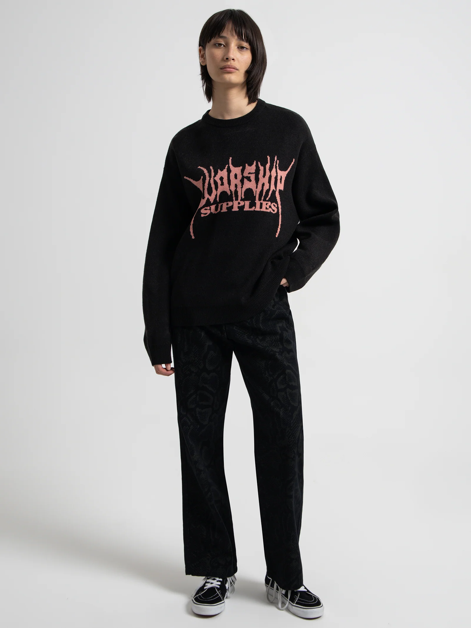 Kitty Kitty Box Fit Crew Knit - Image 2