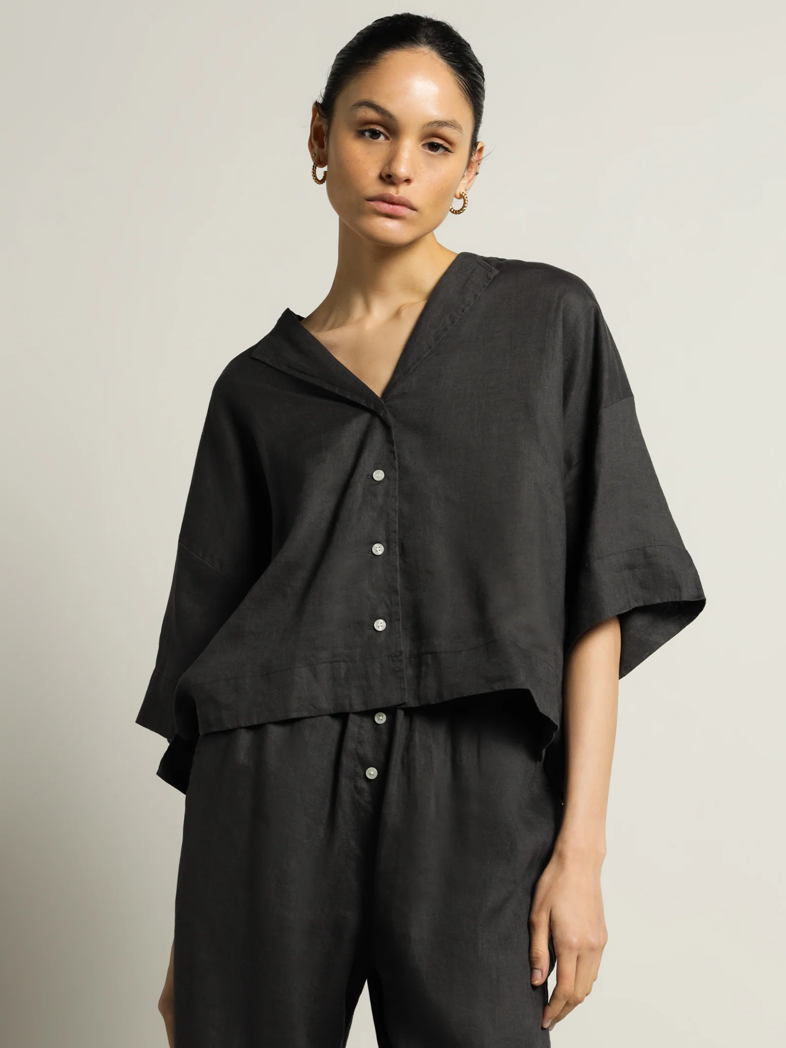 Linen Lounge Shirt