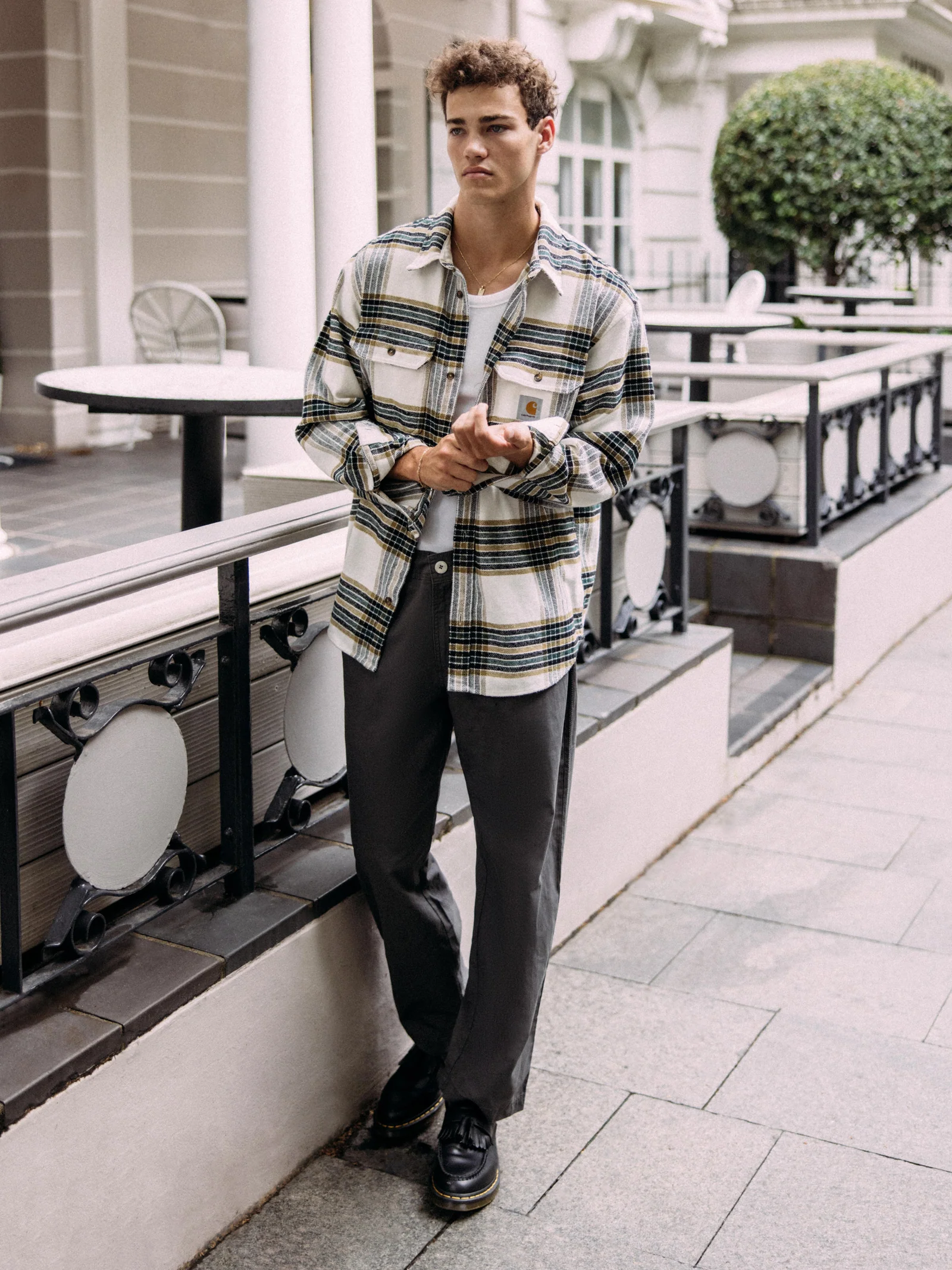Long Sleeve Hawkins Check Shirt