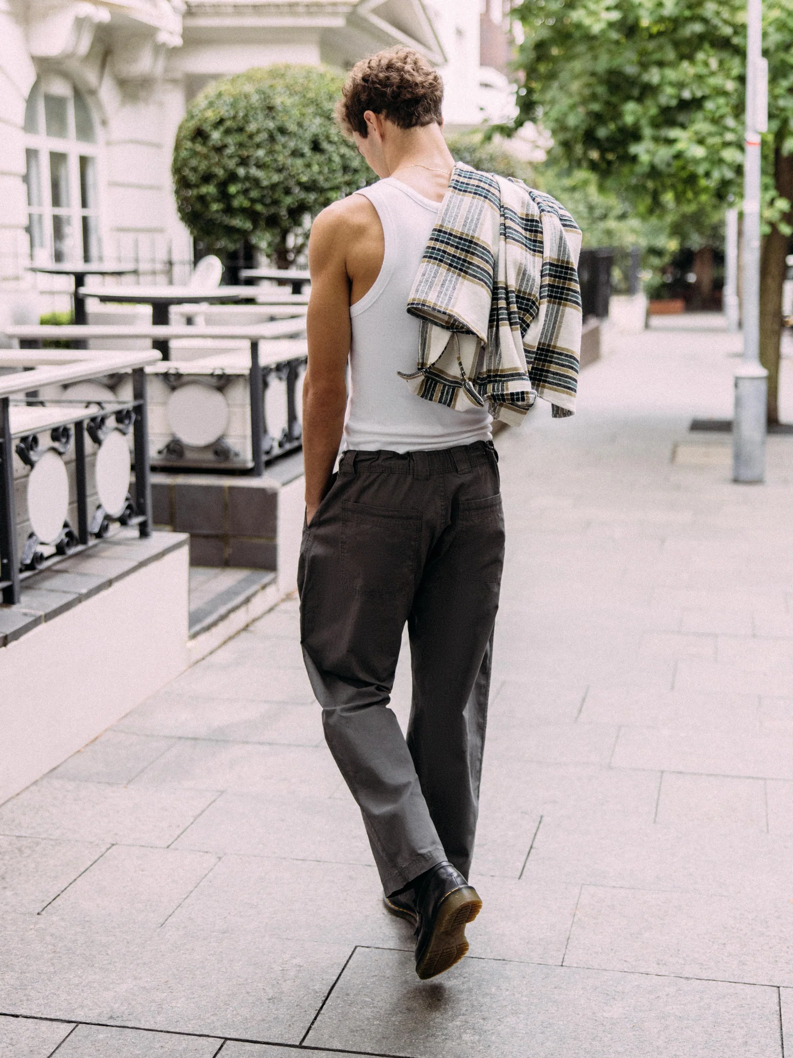 Long Sleeve Hawkins Check Shirt - Image 3