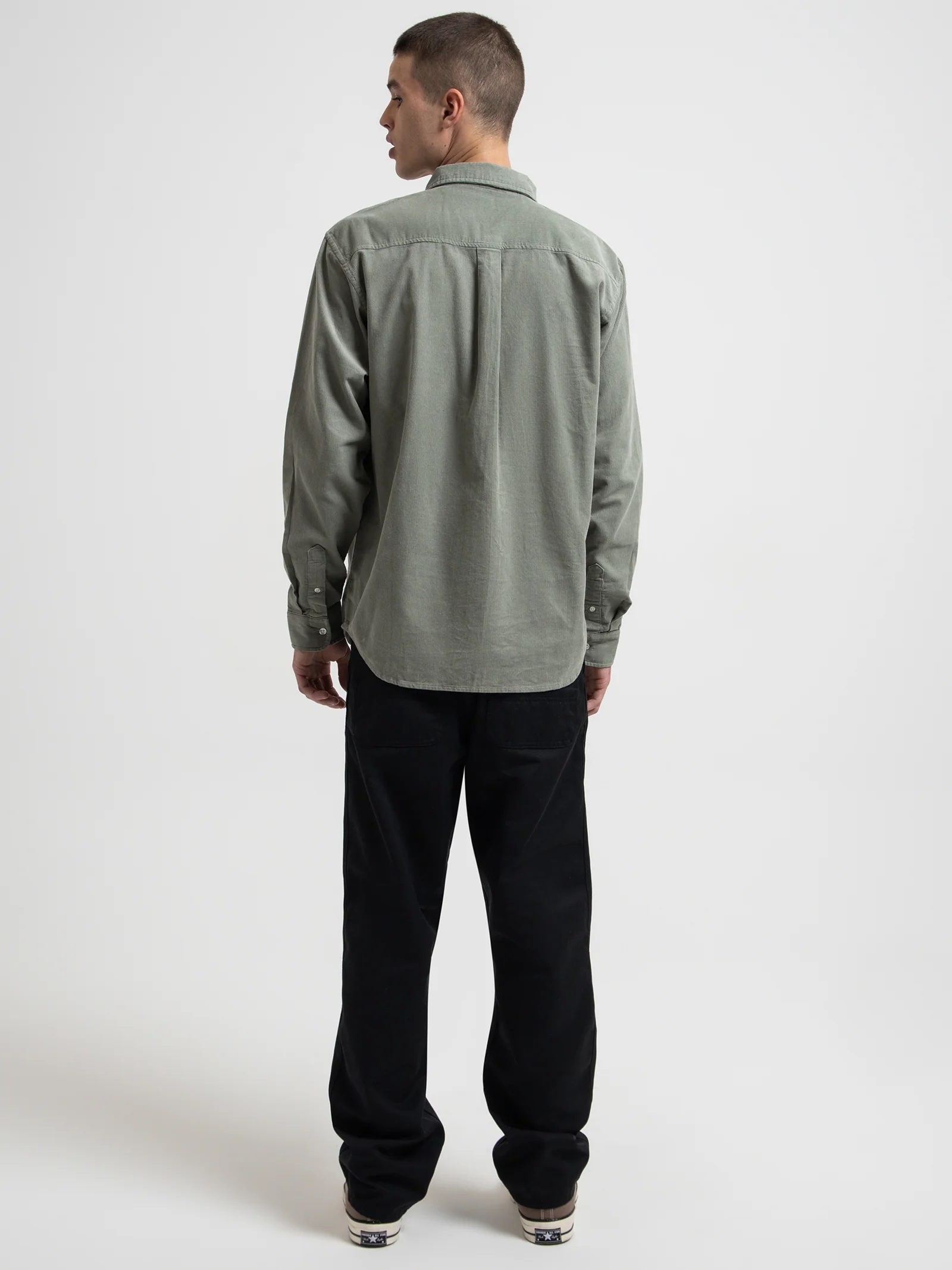 Long Sleeve Madison Fine Cord Shirt - Image 5