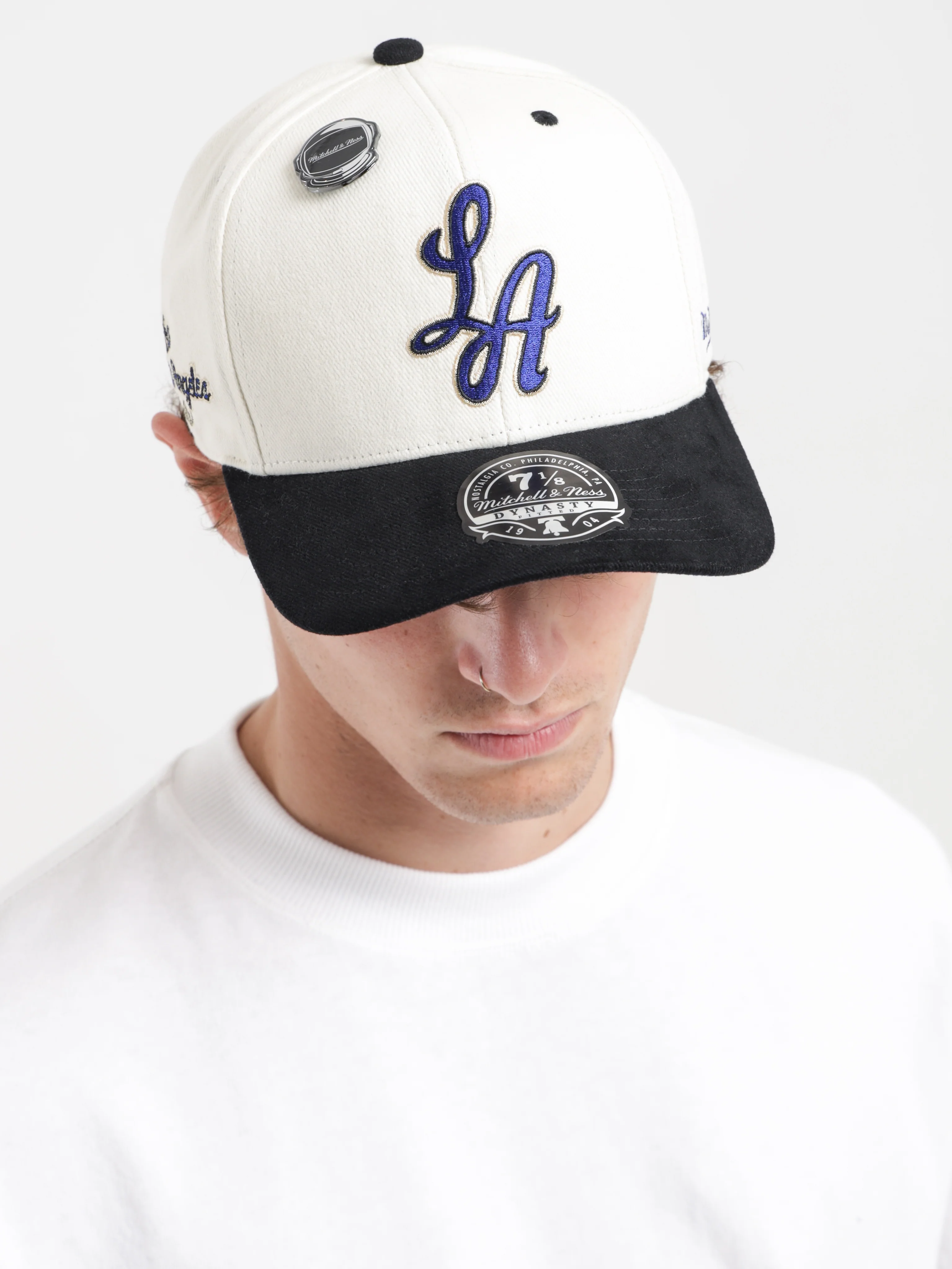 Los Angeles Lakers Galactic NBA Fitted Cap