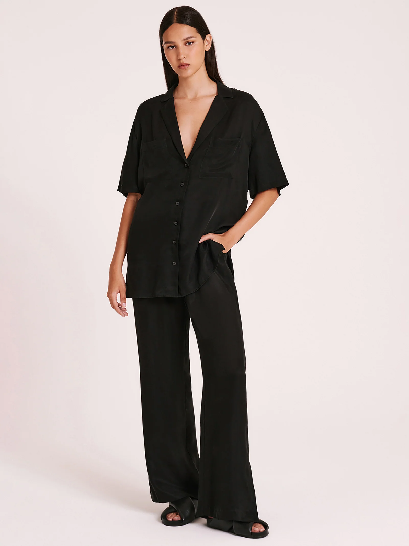 Lucia Cupro Shirt - Image 4
