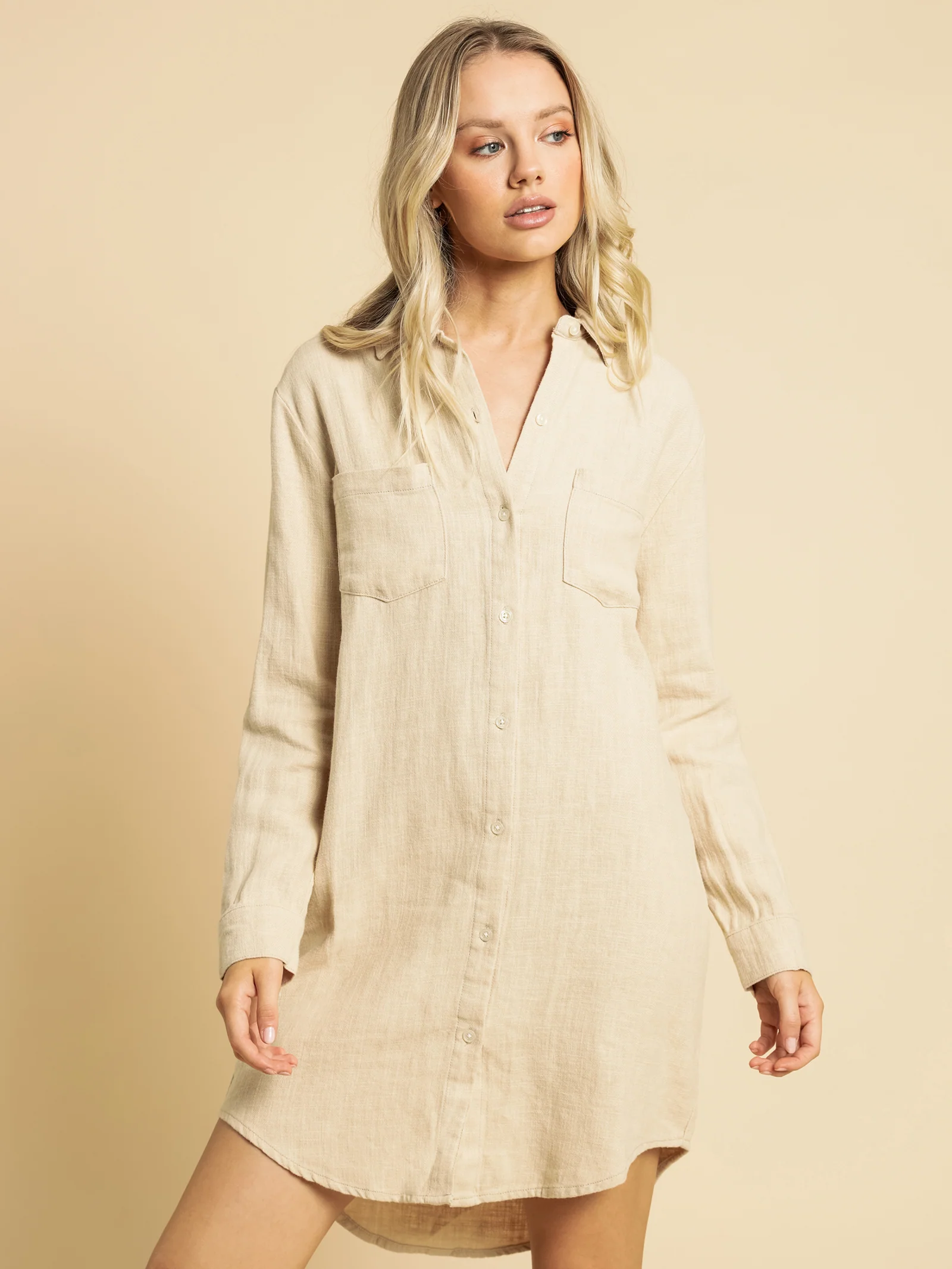 Marvin Long Line Shirt Dress